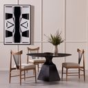 Anton Washed Black Dining Table