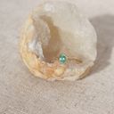 Mini Oval Emerald Ring | Emerald, 14k Gold