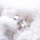 Sale - Sterling Silver Wide Band Ring - Koa