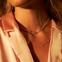 Fine Gentlewoman's Agreement Necklace in 14k Gold