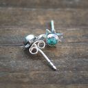 Celestial Studs - Natural Turquoise Earrings
