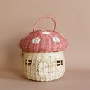 Olli Ella | Mushroom Basket - Pink