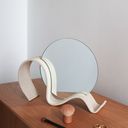 Wavee Table Mirror, Sand