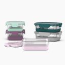 Ello Duraglass Refresh Meal Prep Containers, Set of 5