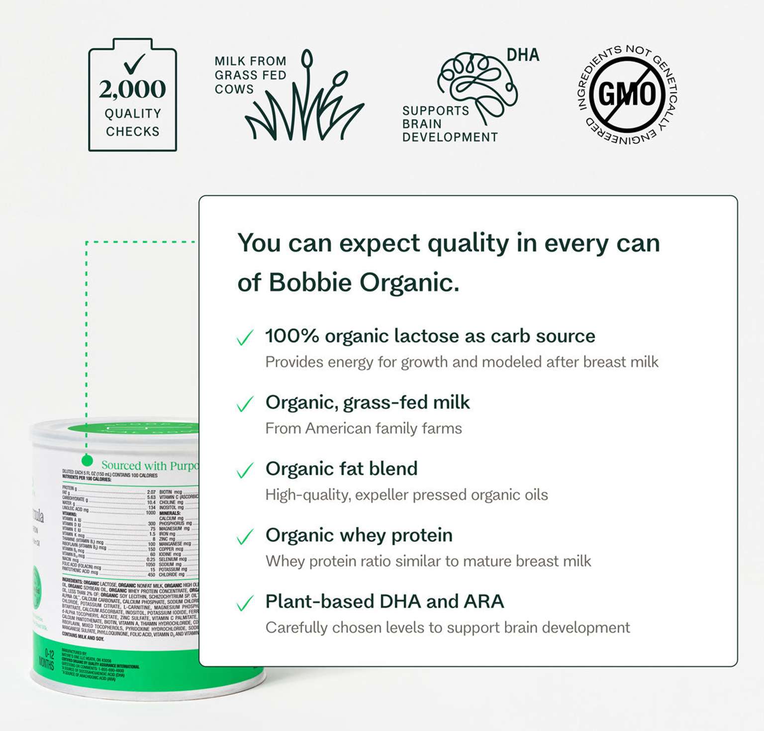 Bobbie Organic Infant Formula - RO