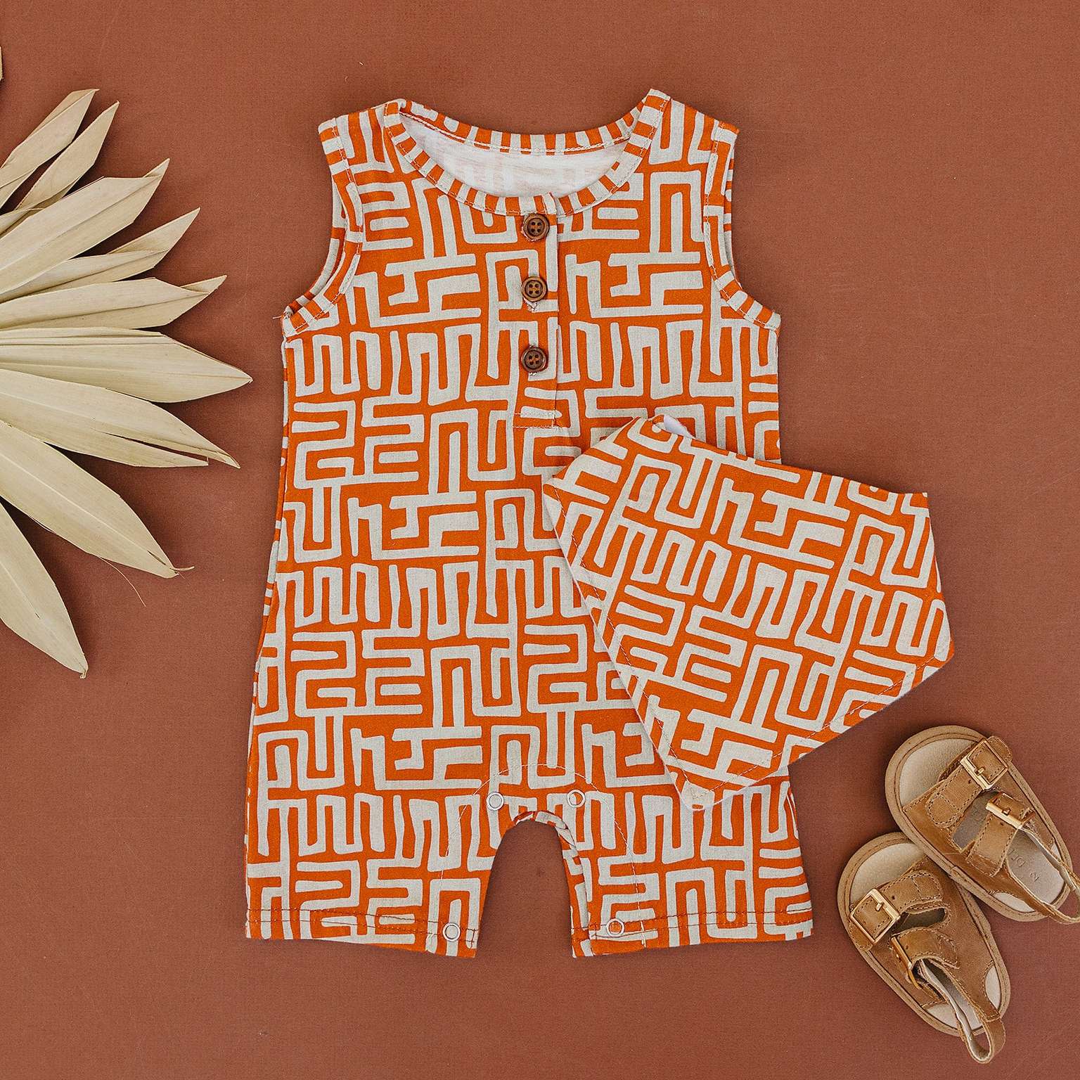 Raffia Cloth Bib