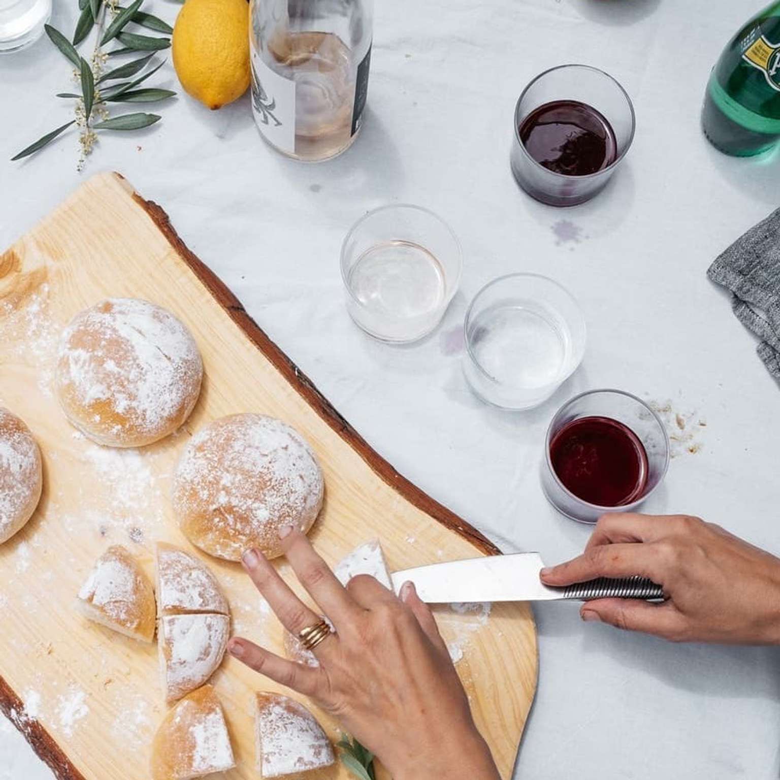 Tablecloth in White