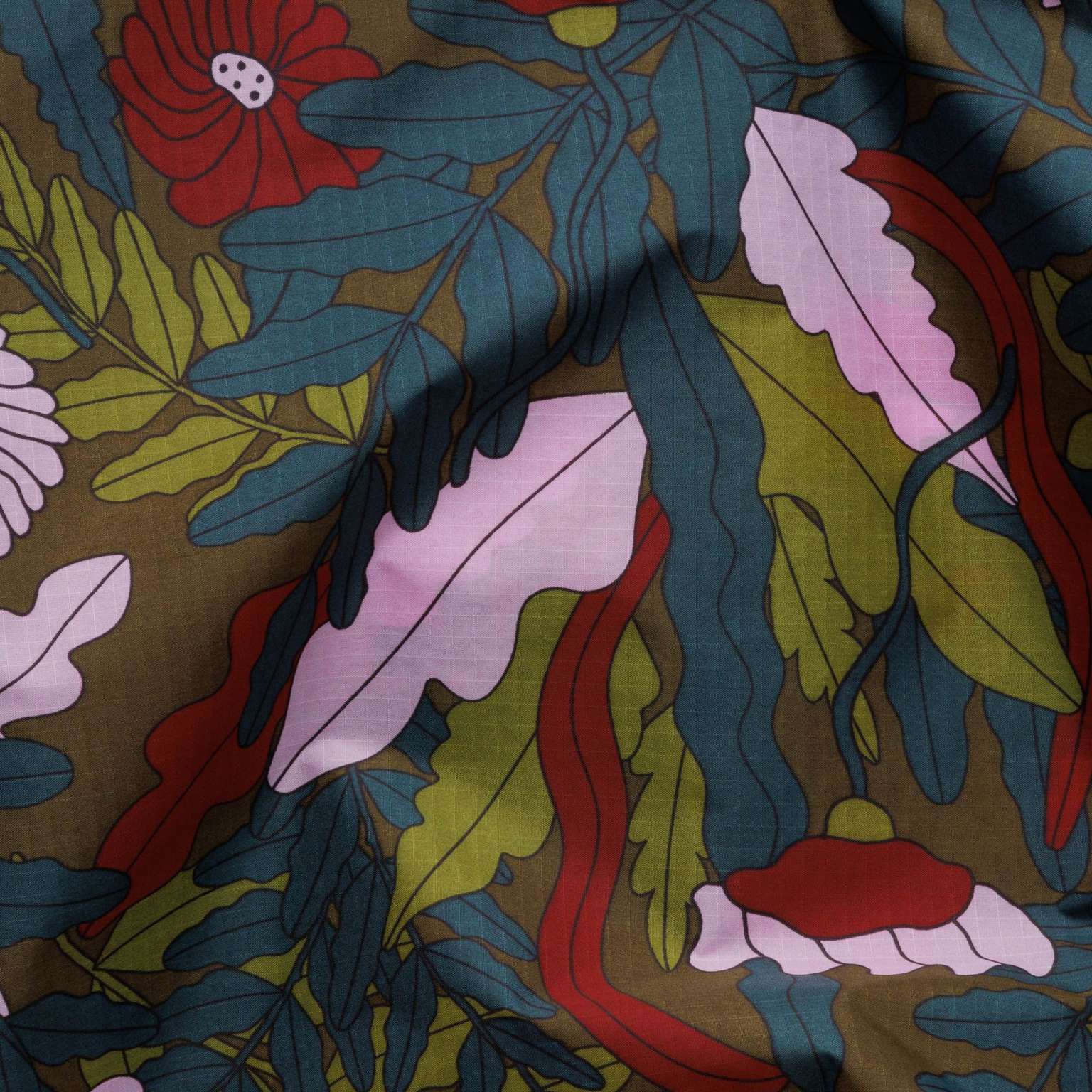 Standard Baggu - Pink Fern