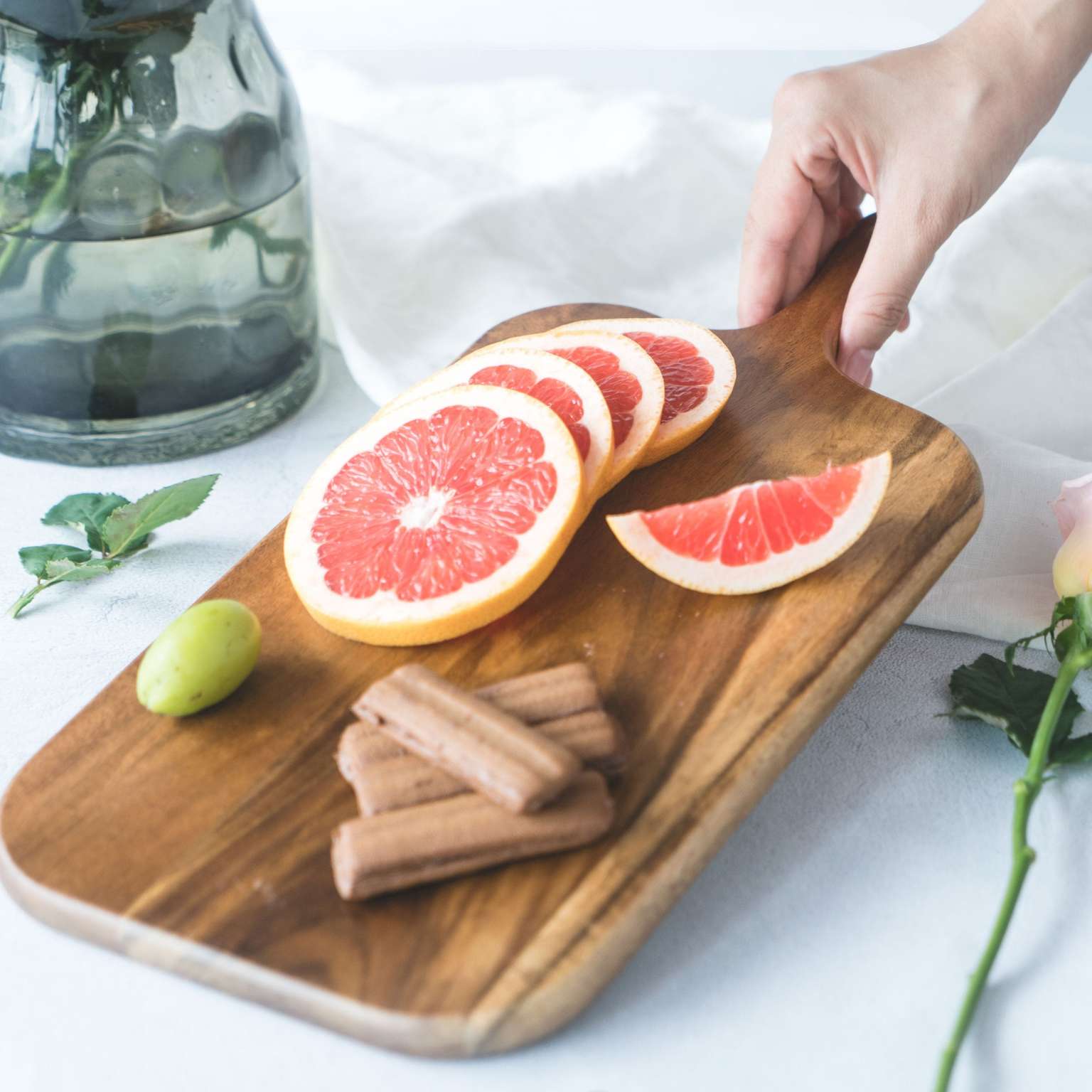Acacia Wood Paddle Cutting Board