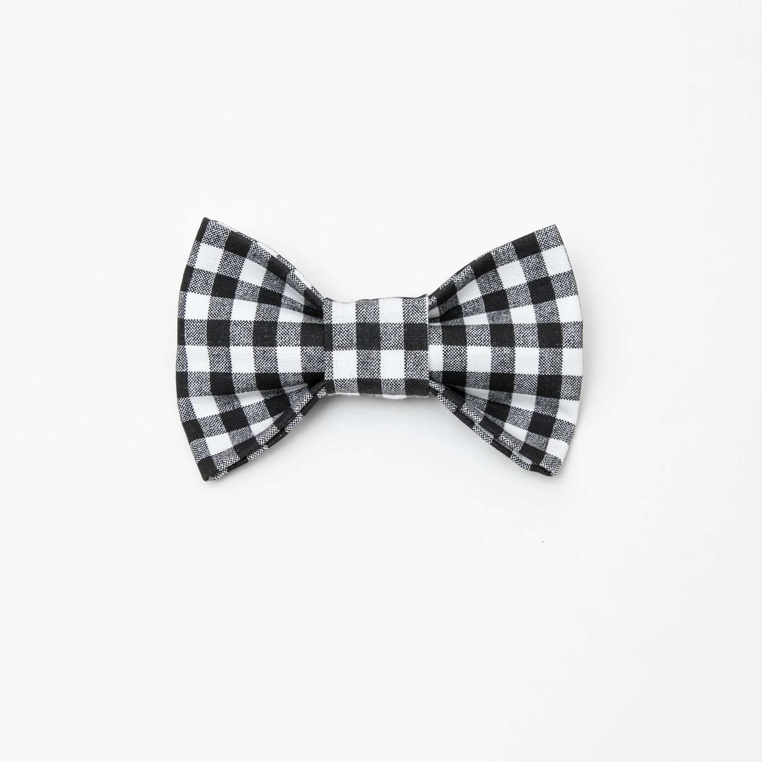 Gingham Dog Bow Tie