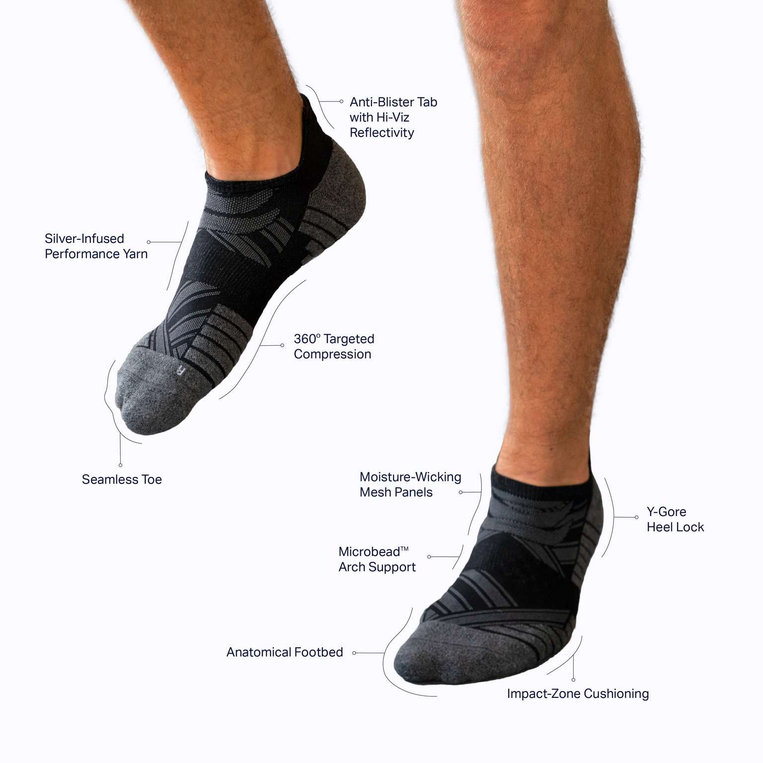 Running Ankle Tab Socks