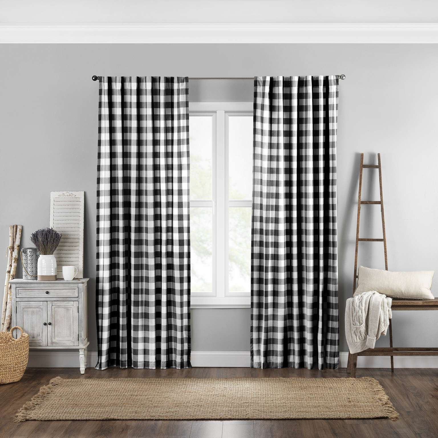 Buffalo Check Window Curtain