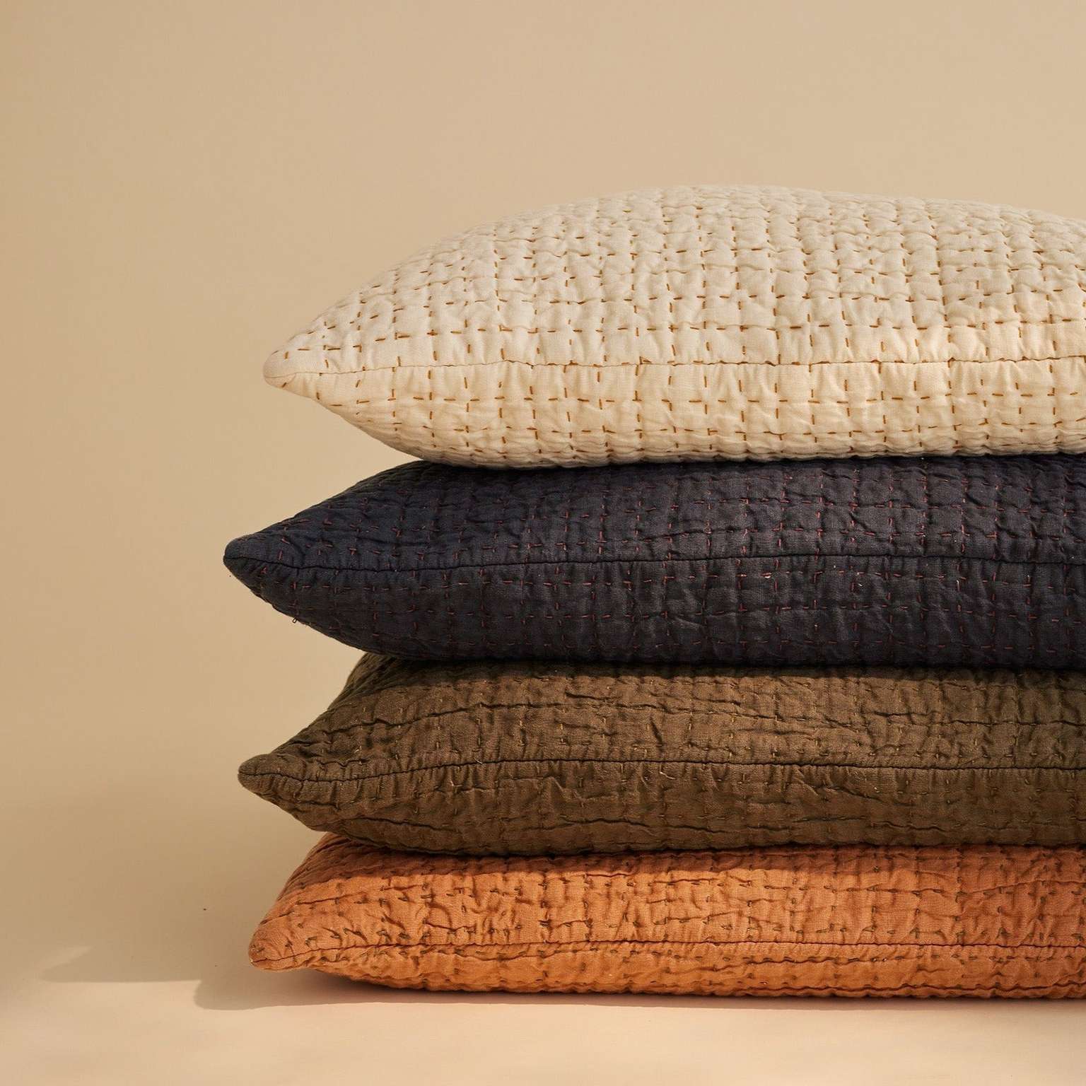 Jasper Quilted Hemp Blanket - Reversible