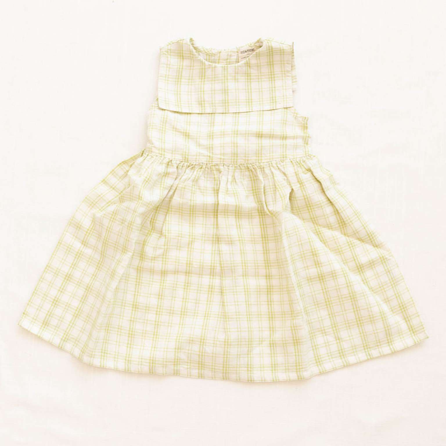 Sailor Dress - Grass Checker