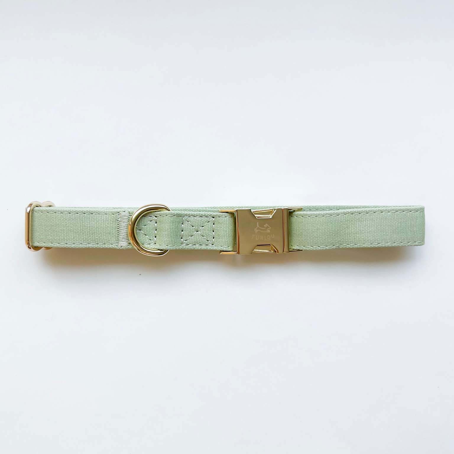 'Sage Green' - Dog Collar
