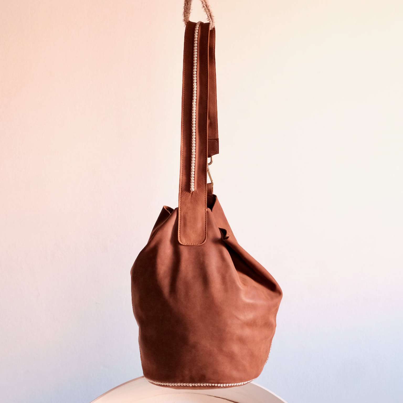 Sarma Bucket Bag - Cognac
