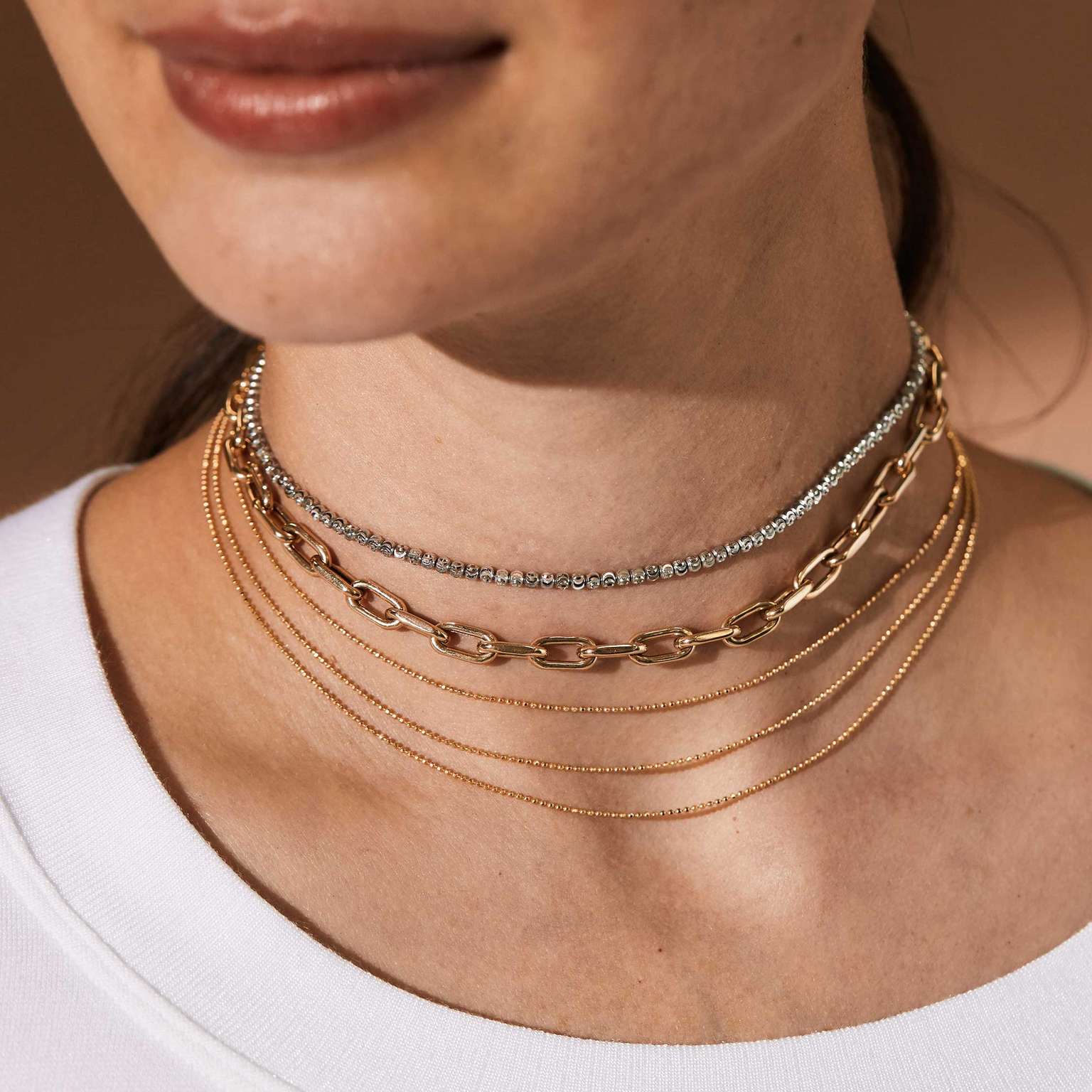 MOCA 14k Gold Choker