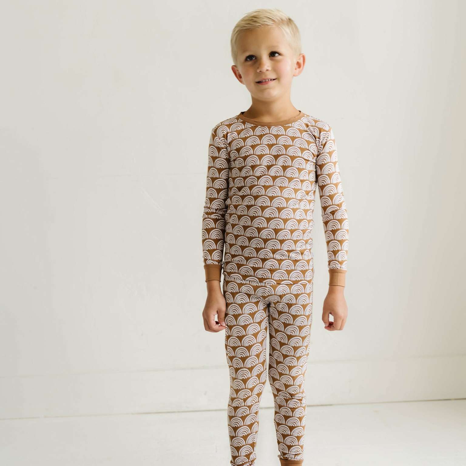 Rust Rainbows Two-Piece Pajama Set