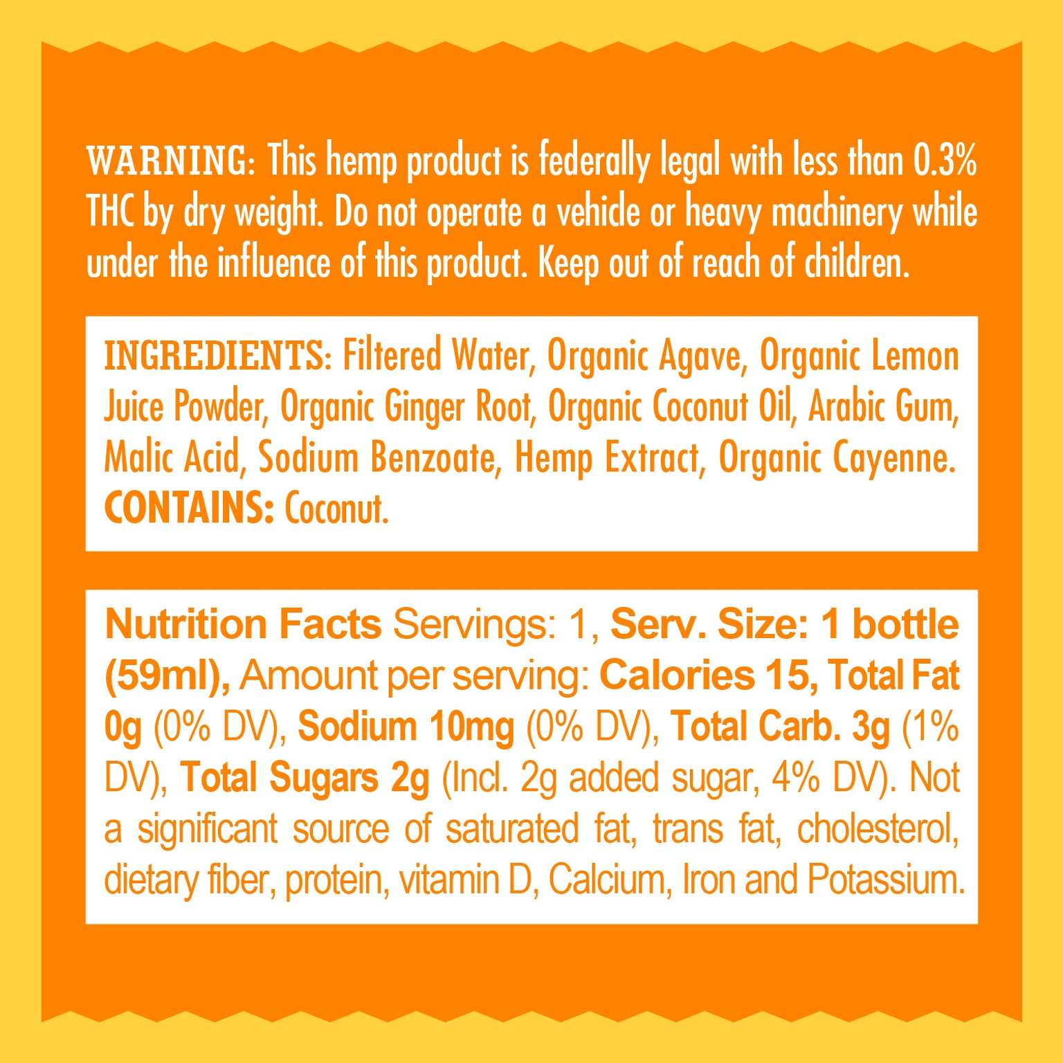 Lemon Ginger Wellness Shot