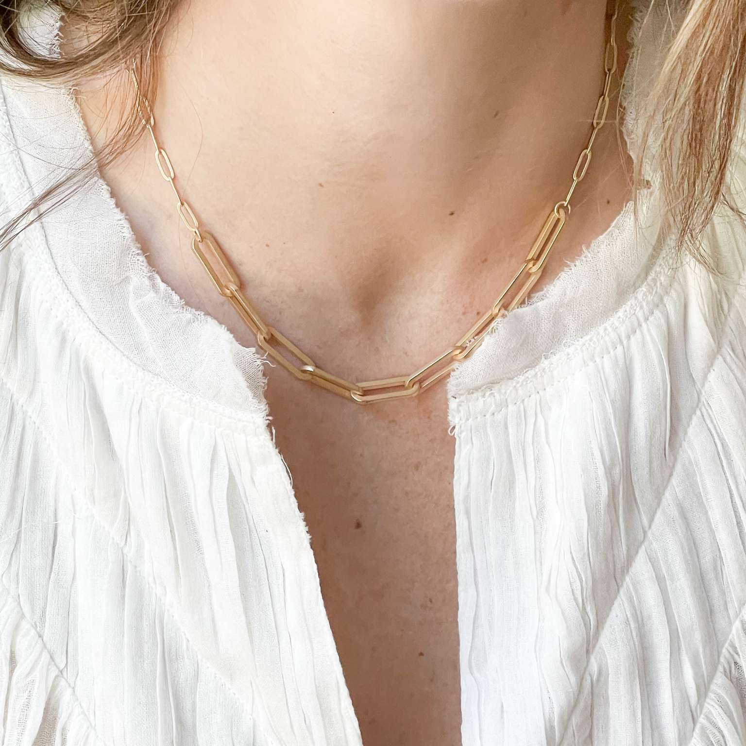 Mixed Paperclip Necklace
