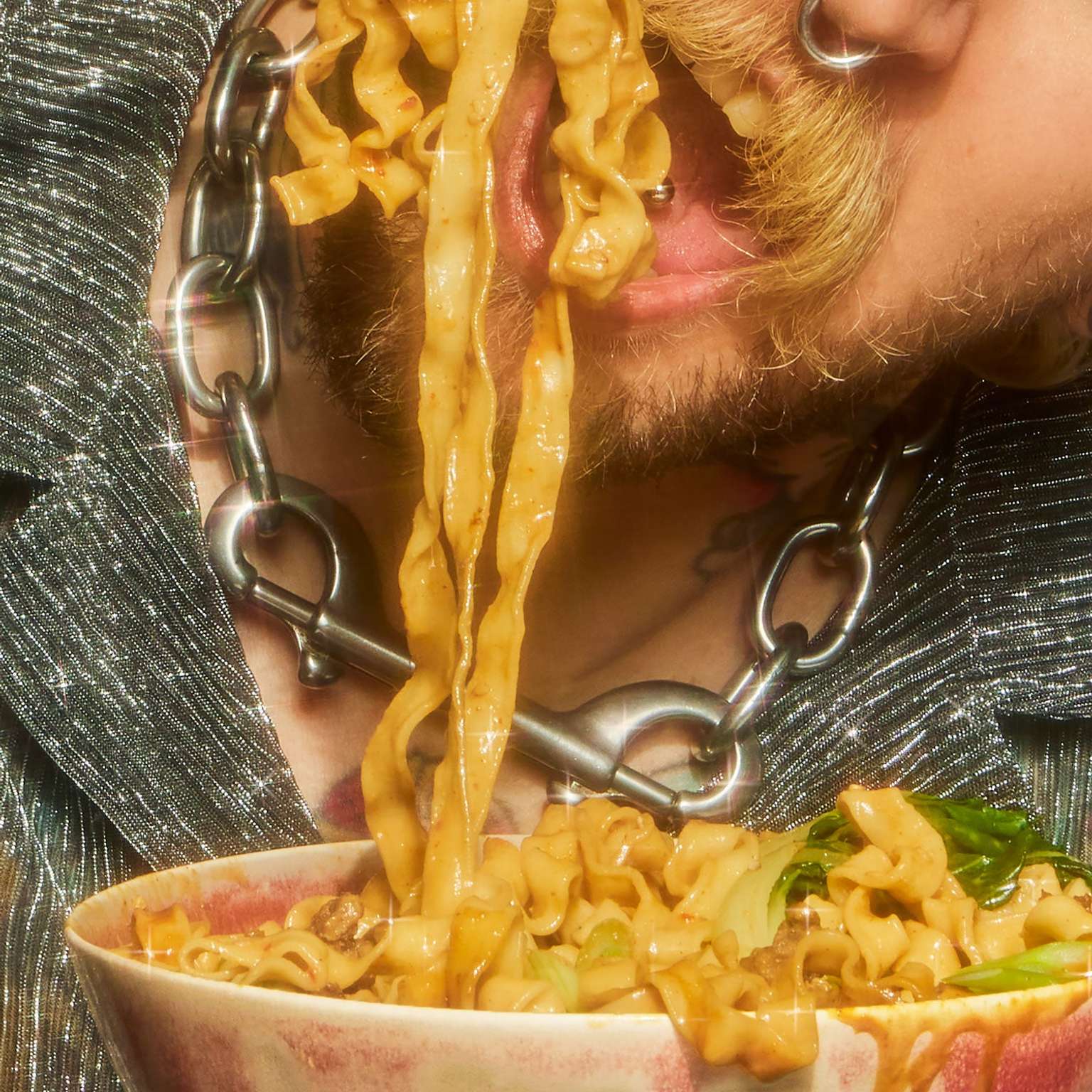 Chili Sesame Saucy Noodles
