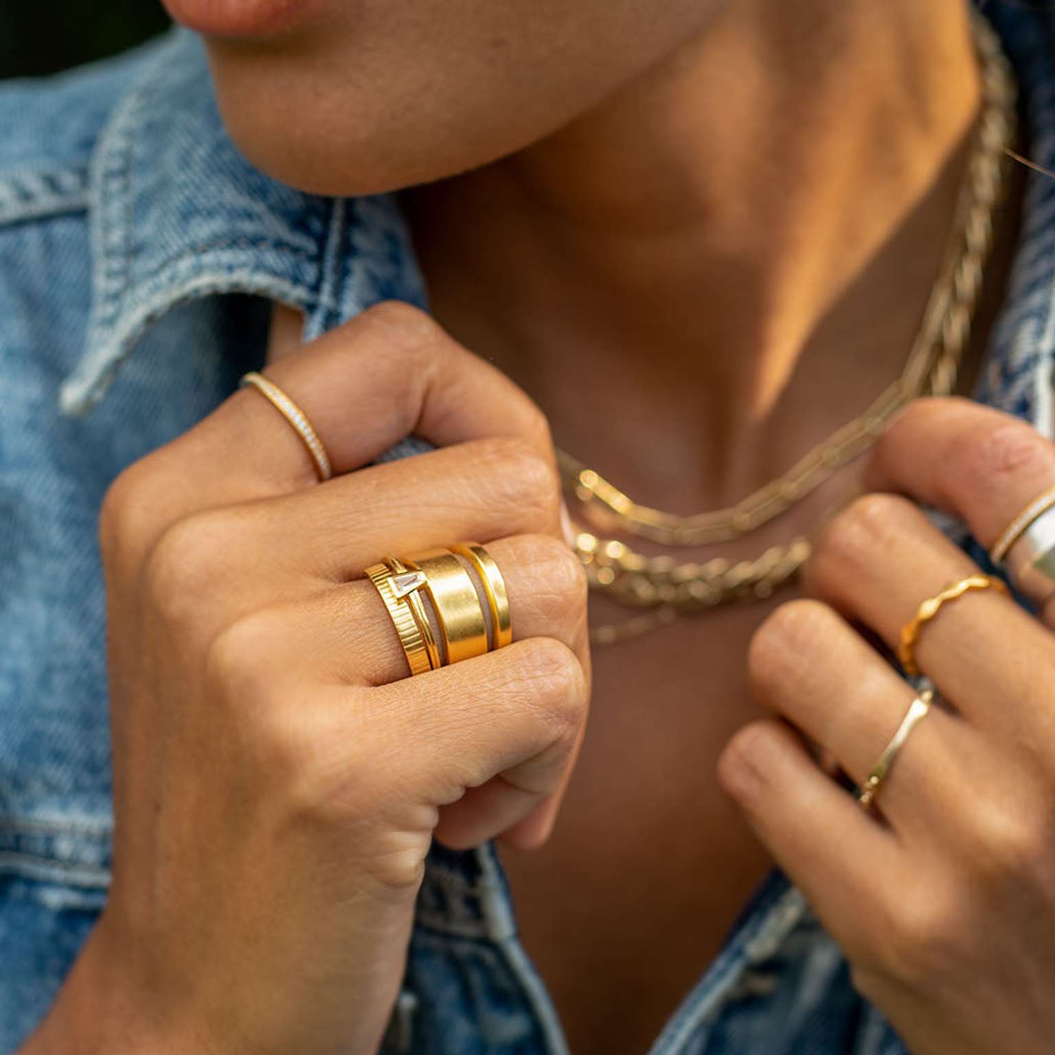 Deco Band Ring