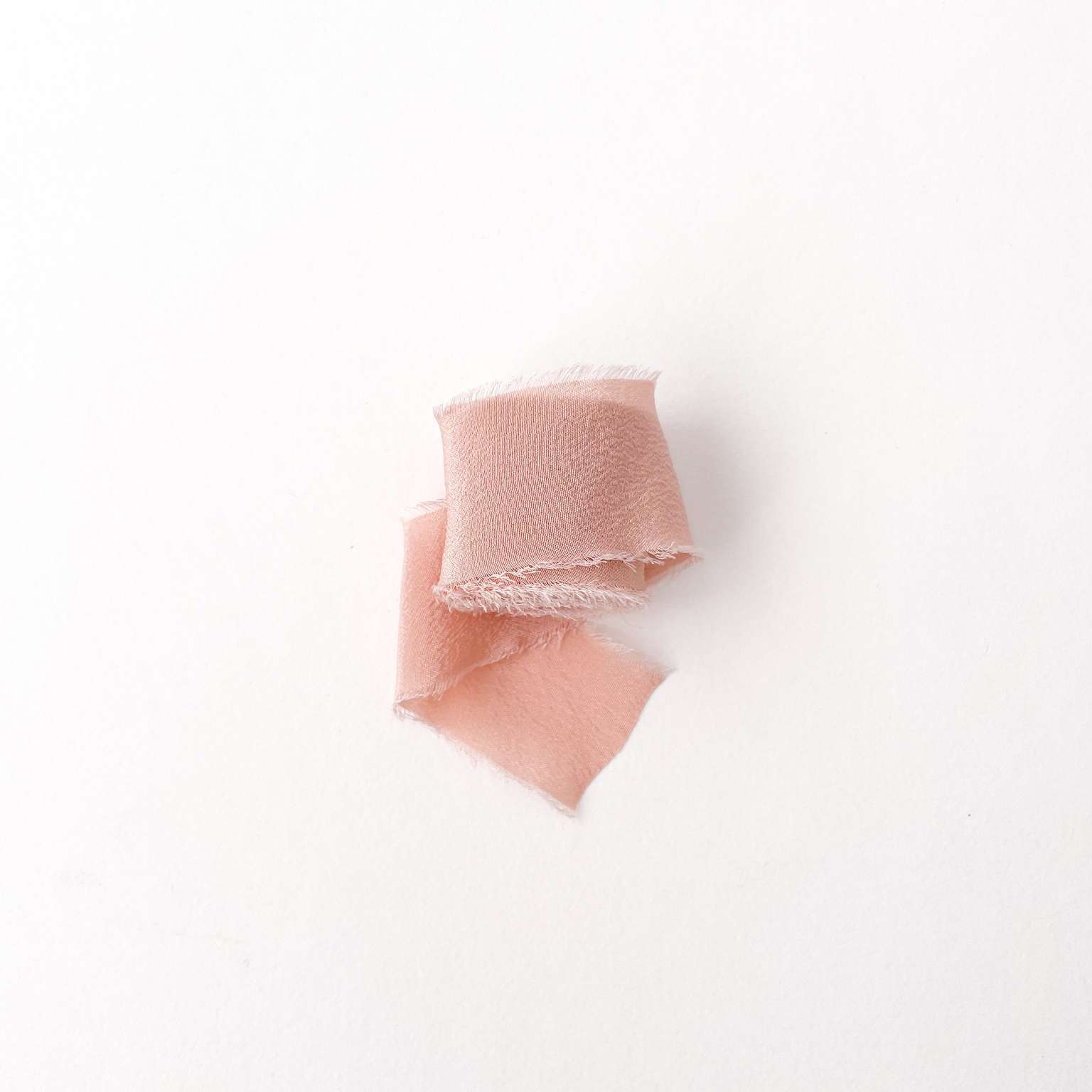 Silk Classic Ribbon in Peach