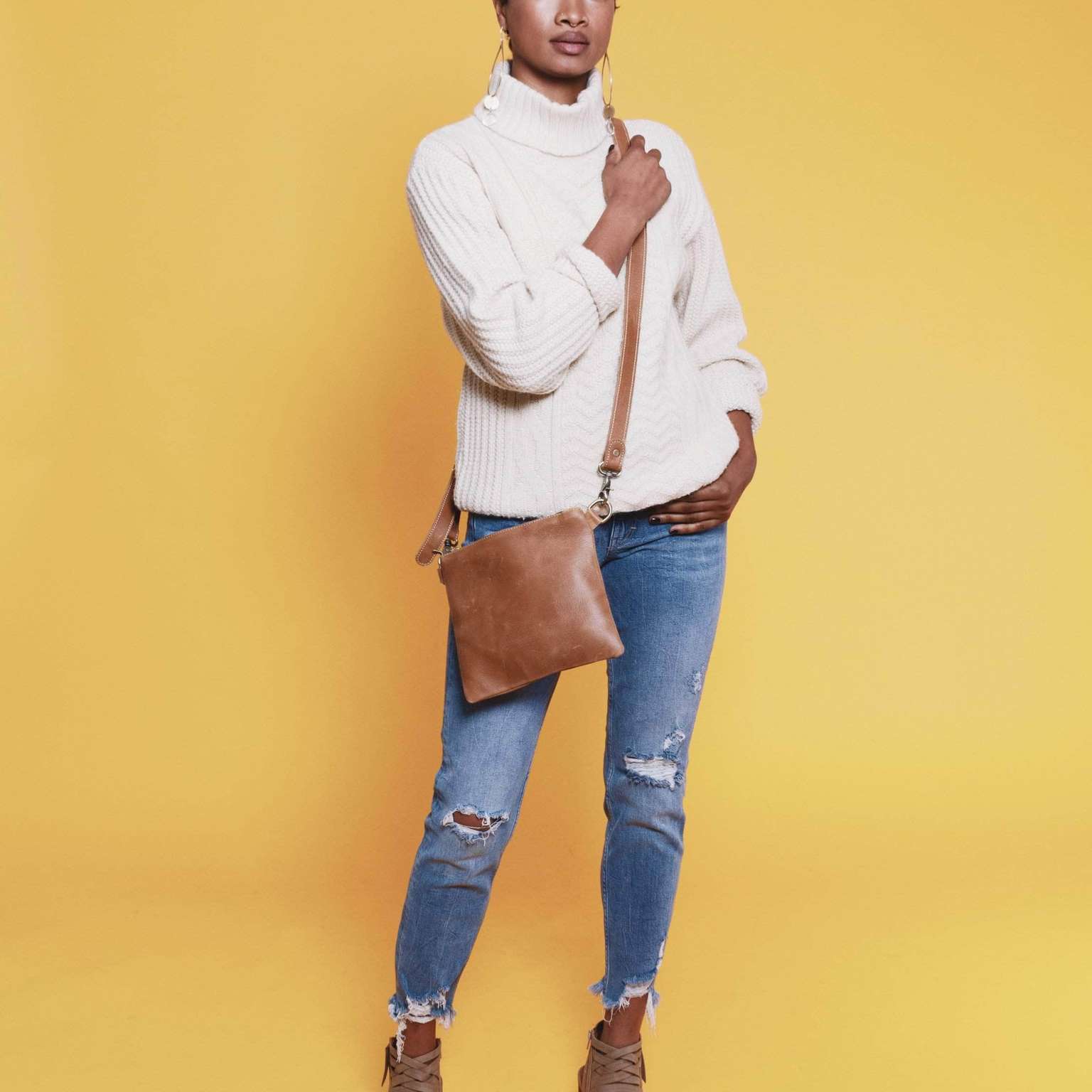 Amara Leather Crossbody