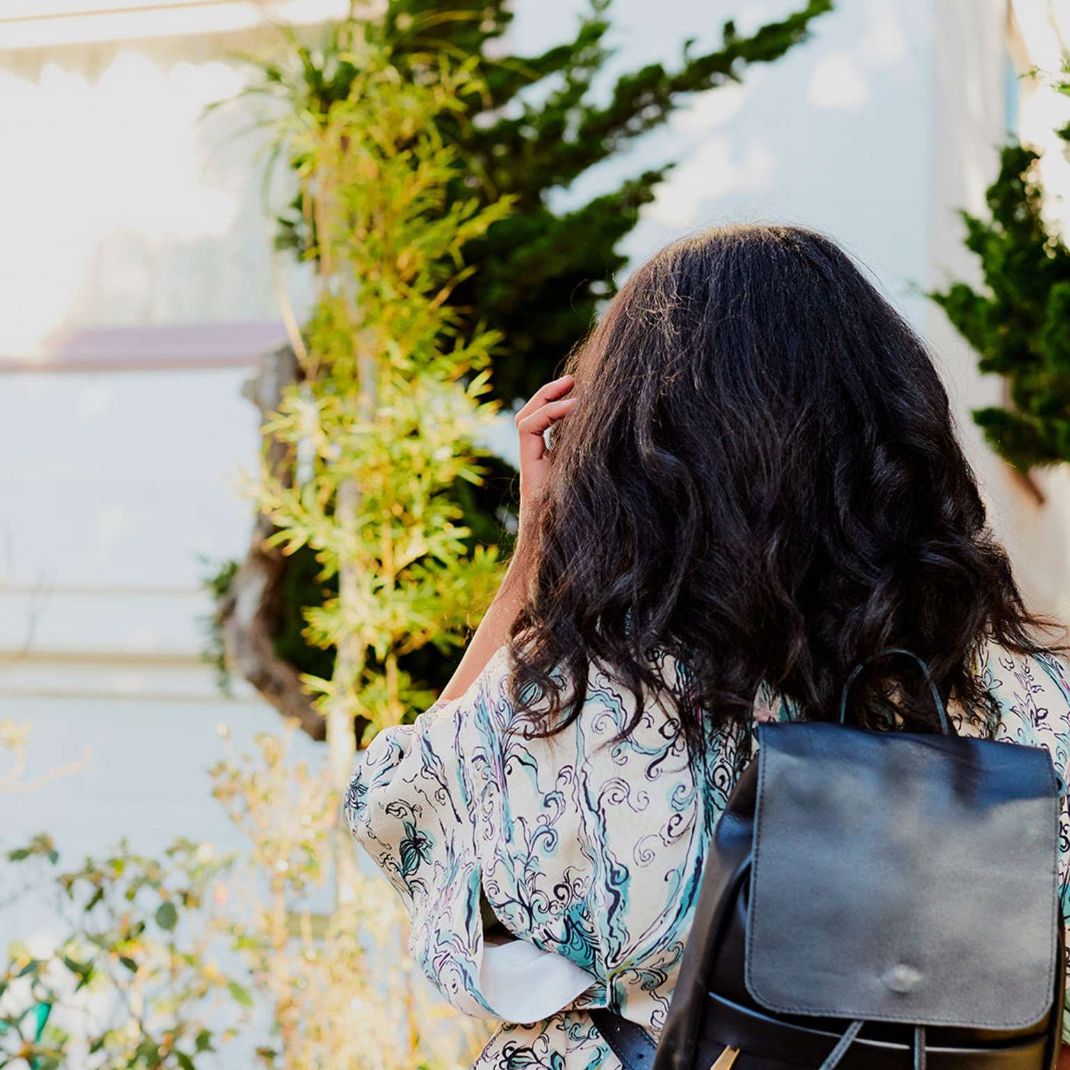 Mini Enku Leather Backpack