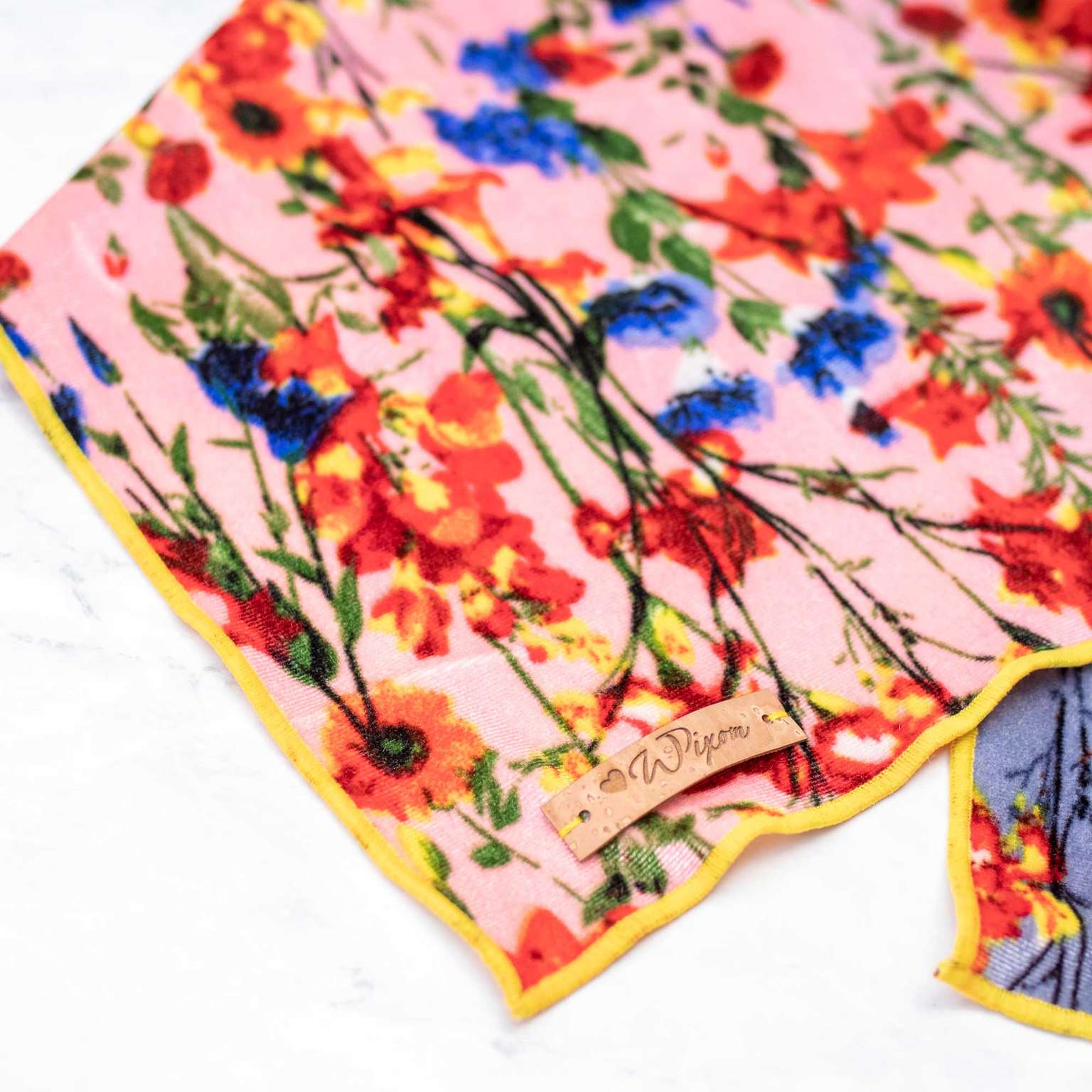 Floral Velvet Dog Bandana