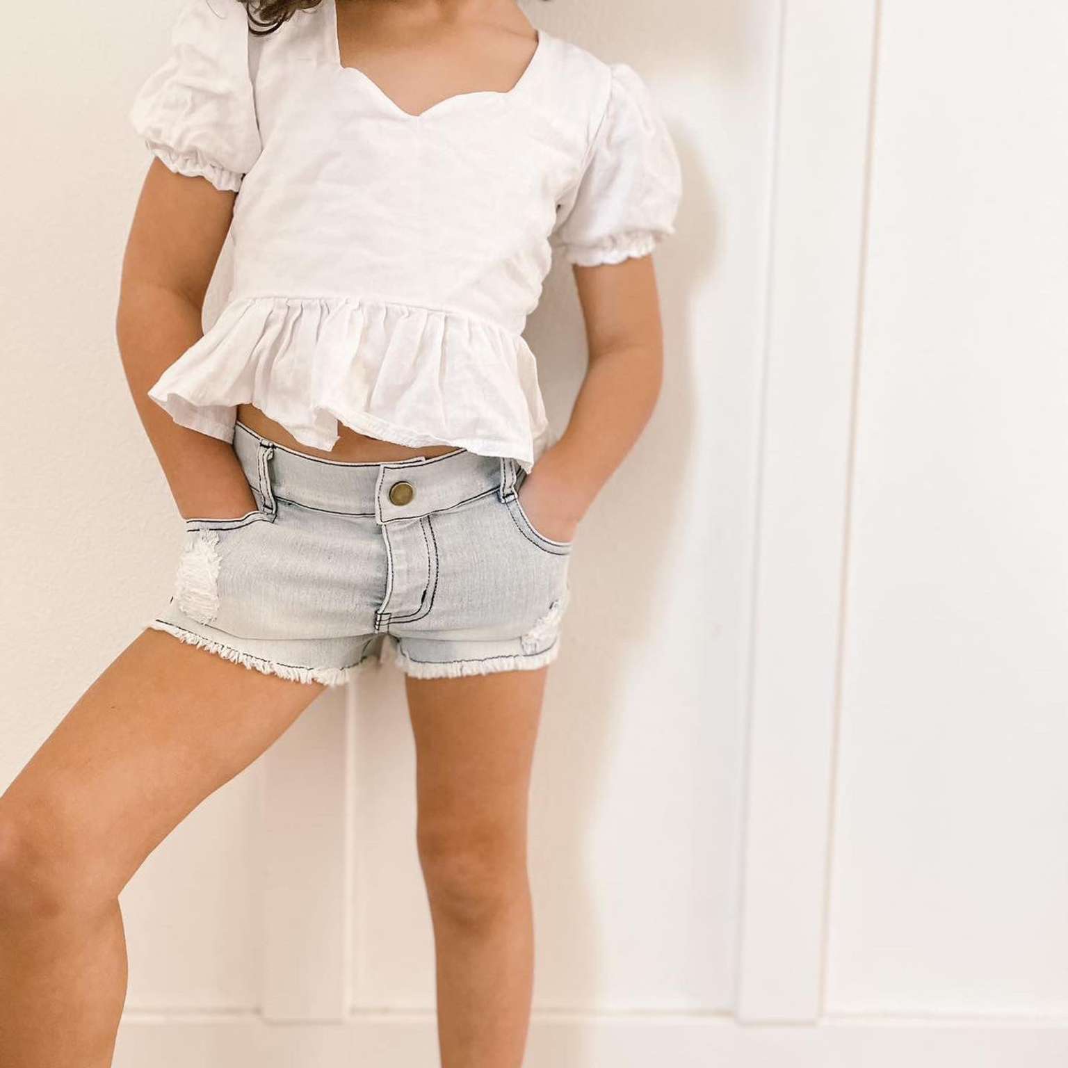 Girls Denim Shorts