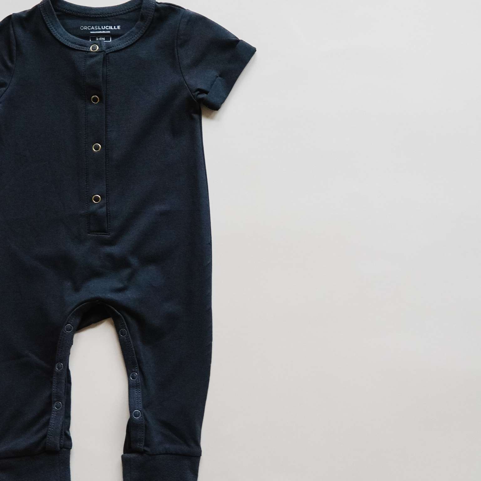 Short Sleeve Henley Romper