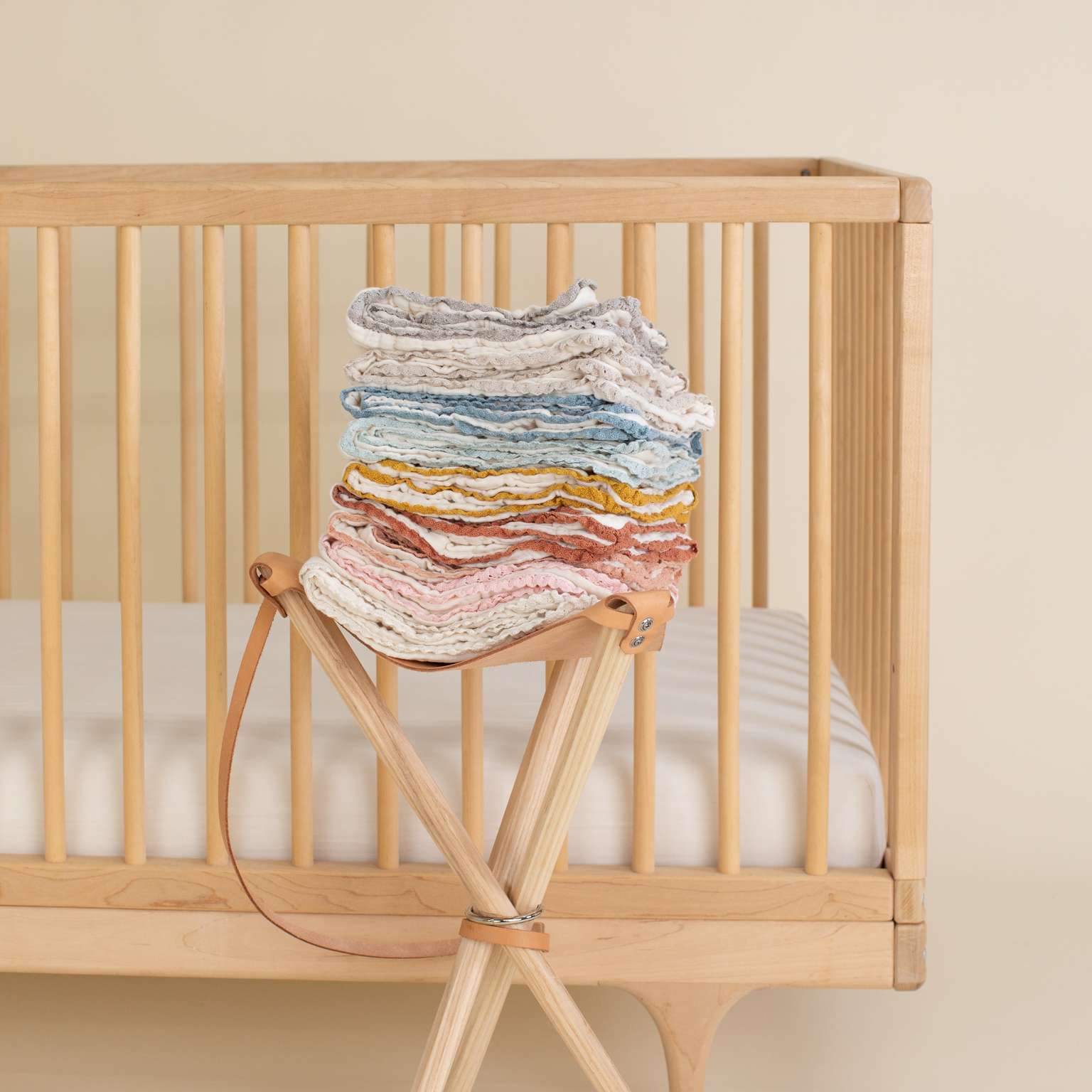 lace baby blanket / full + mini set / previous version (root, goldenrod)