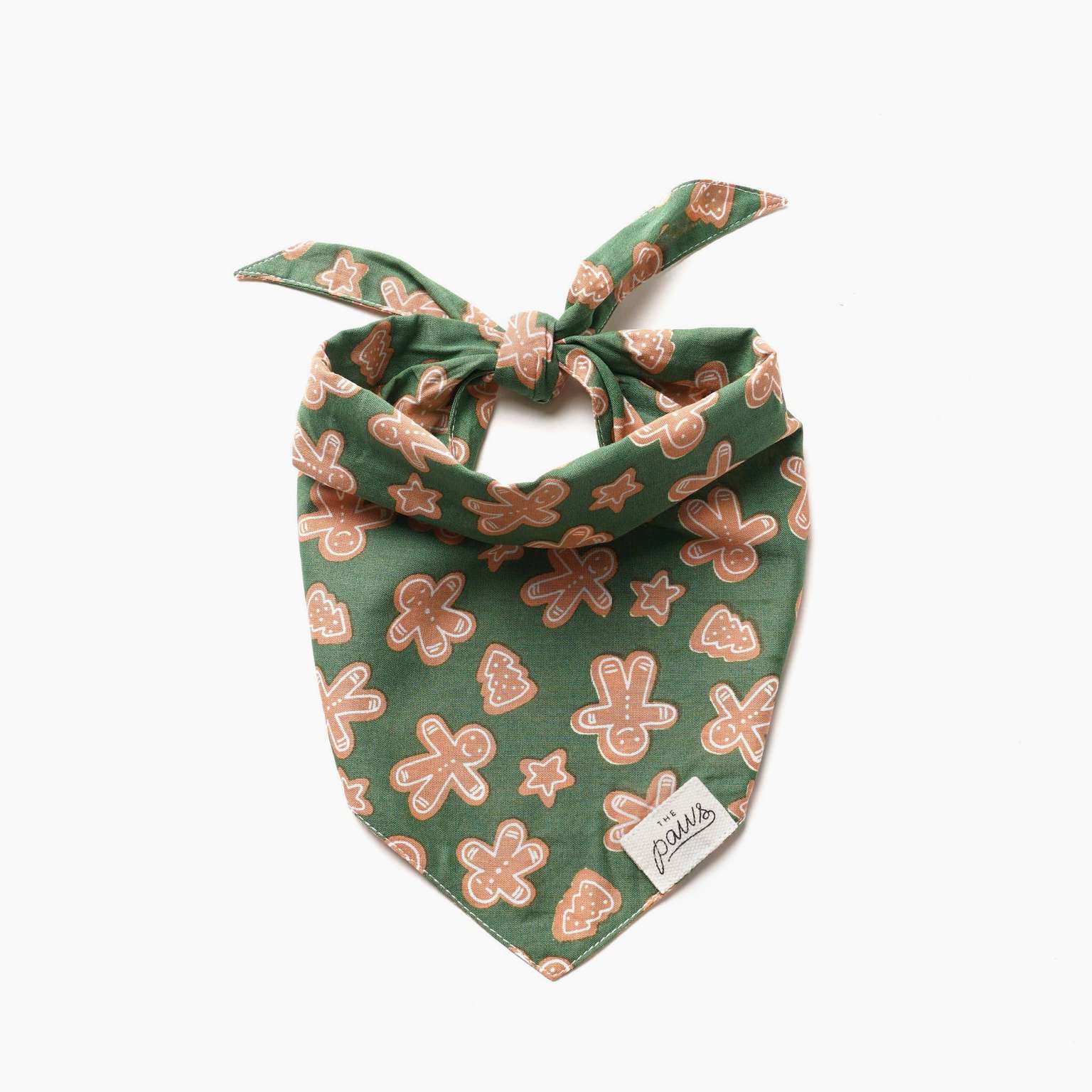 Green Gingerbread Bandana