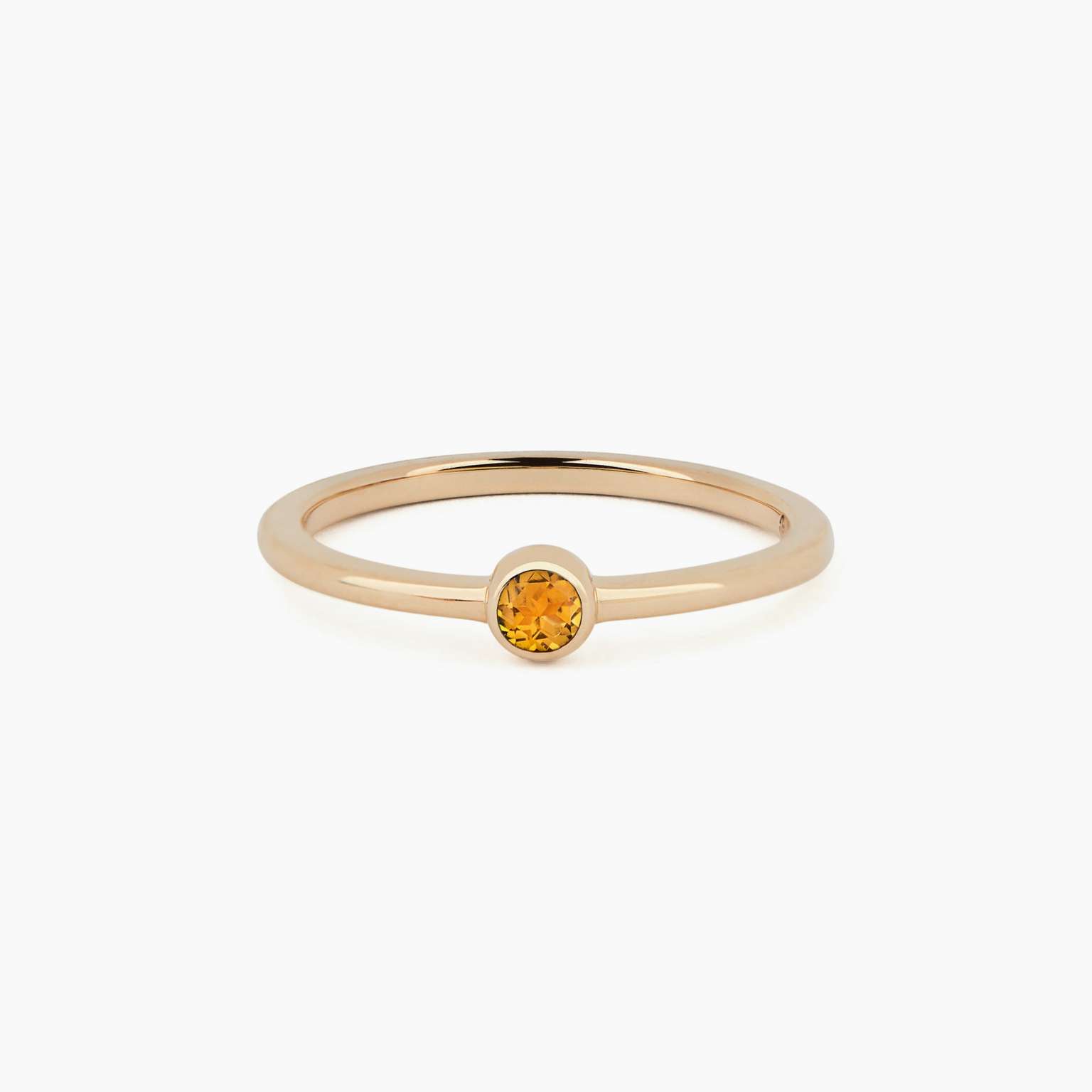 Citrine Birthstone Band
