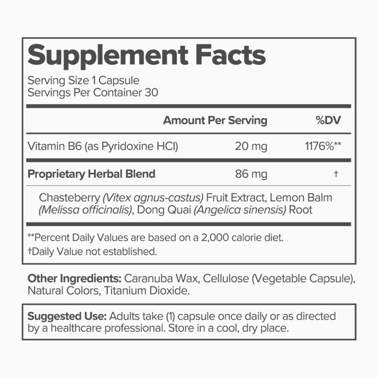 FLO - PMS Vitamin Capsules