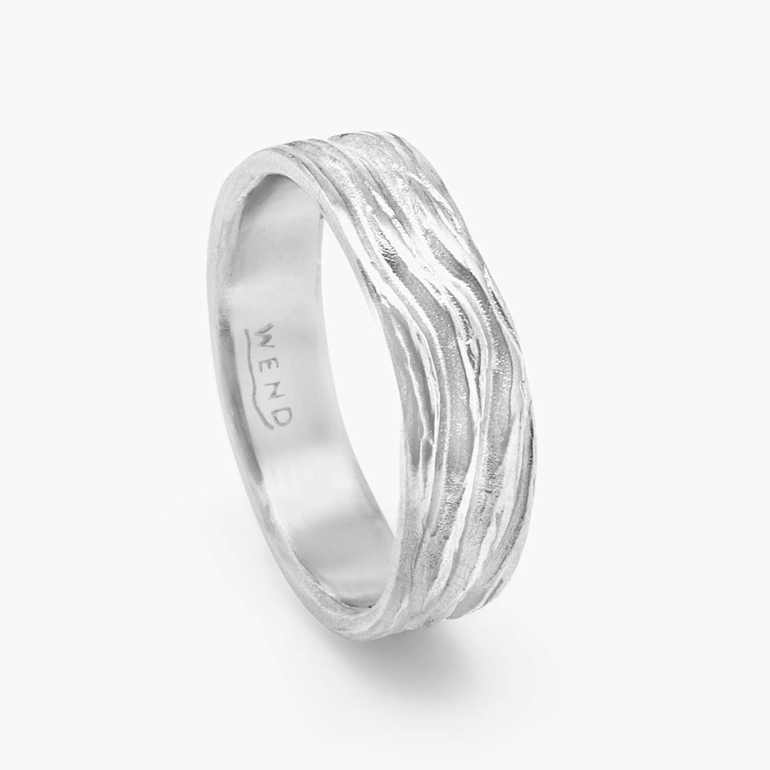 Roots Silver Medium Band