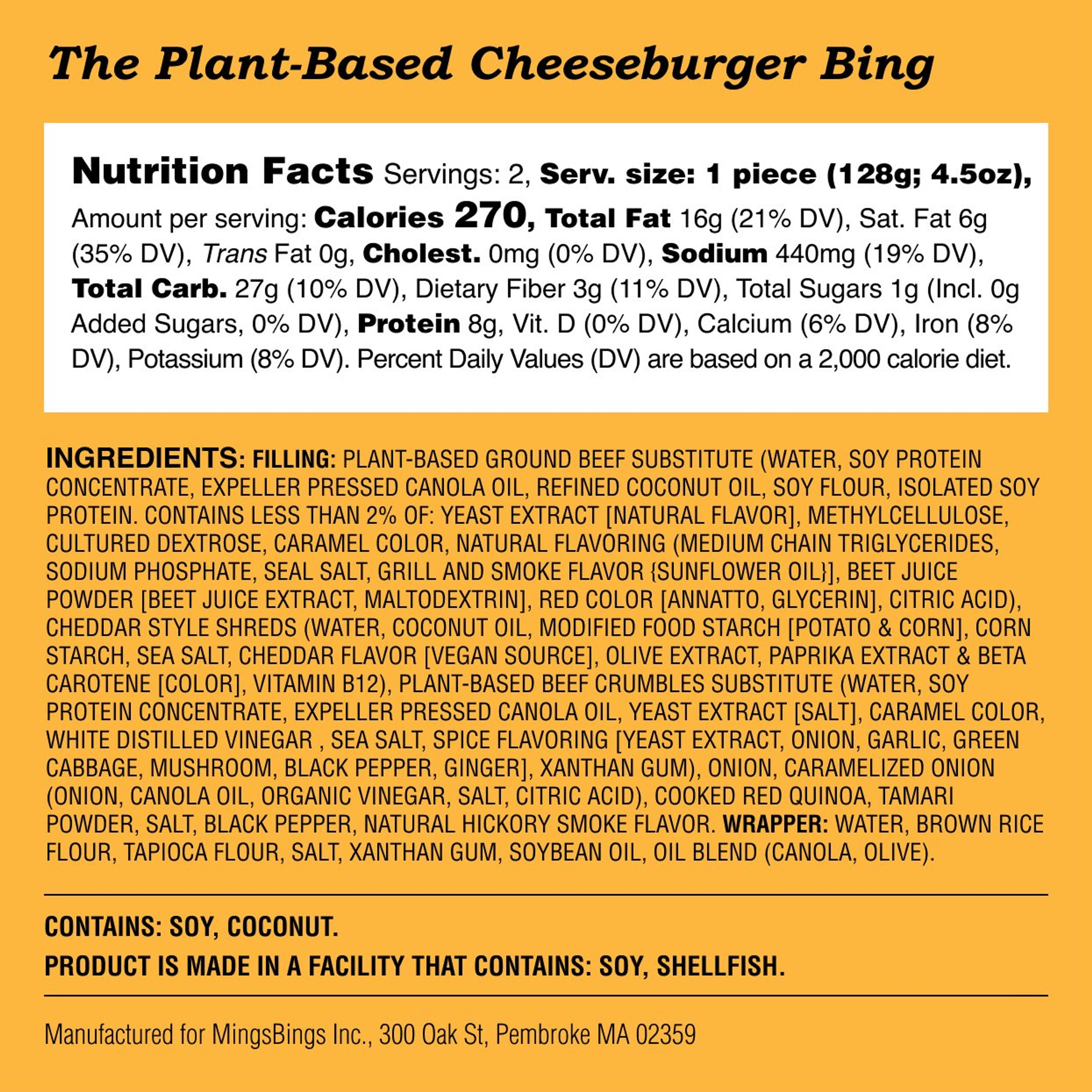 Plant-Based Cheeseburger Bing