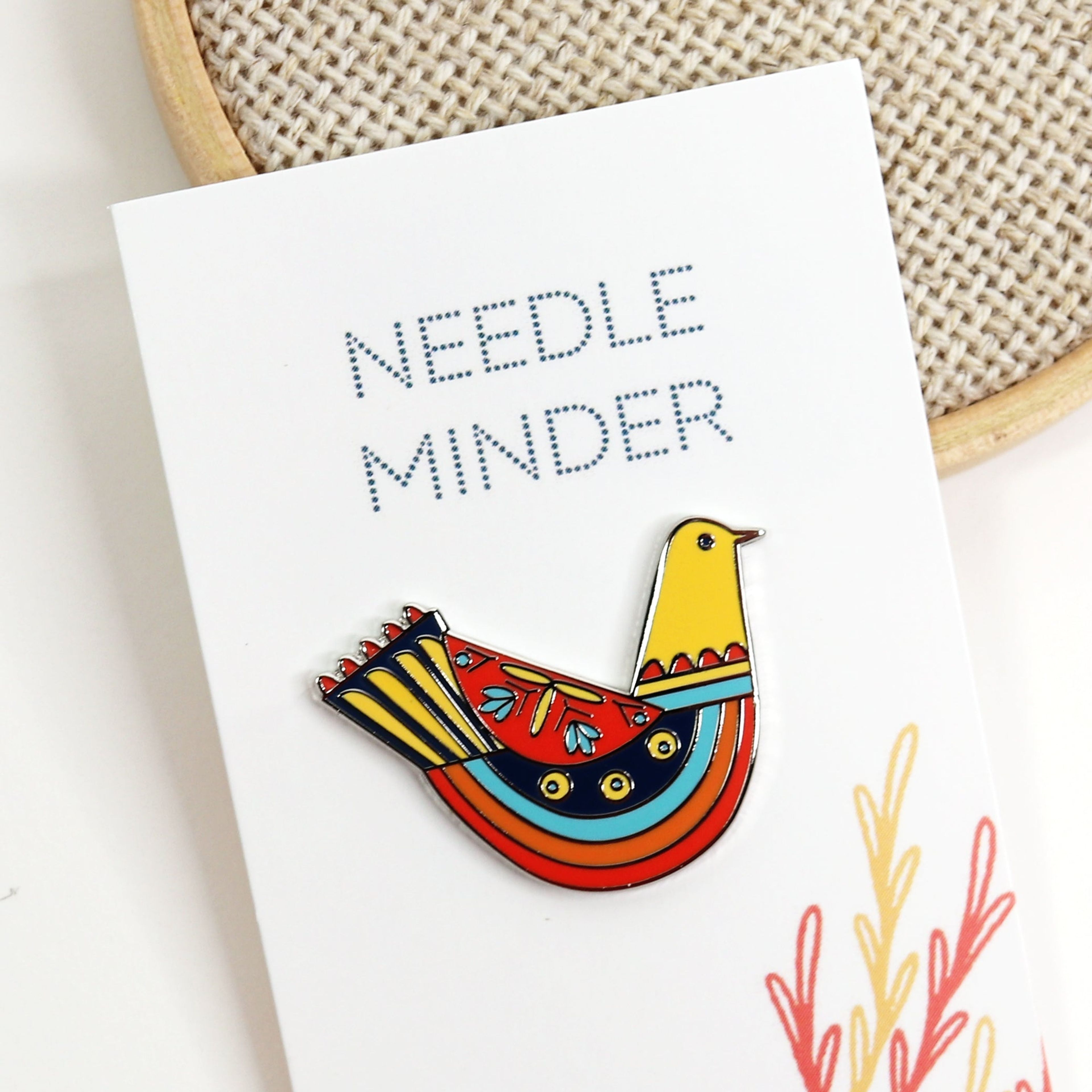Needle Minder: Folk Art Bird