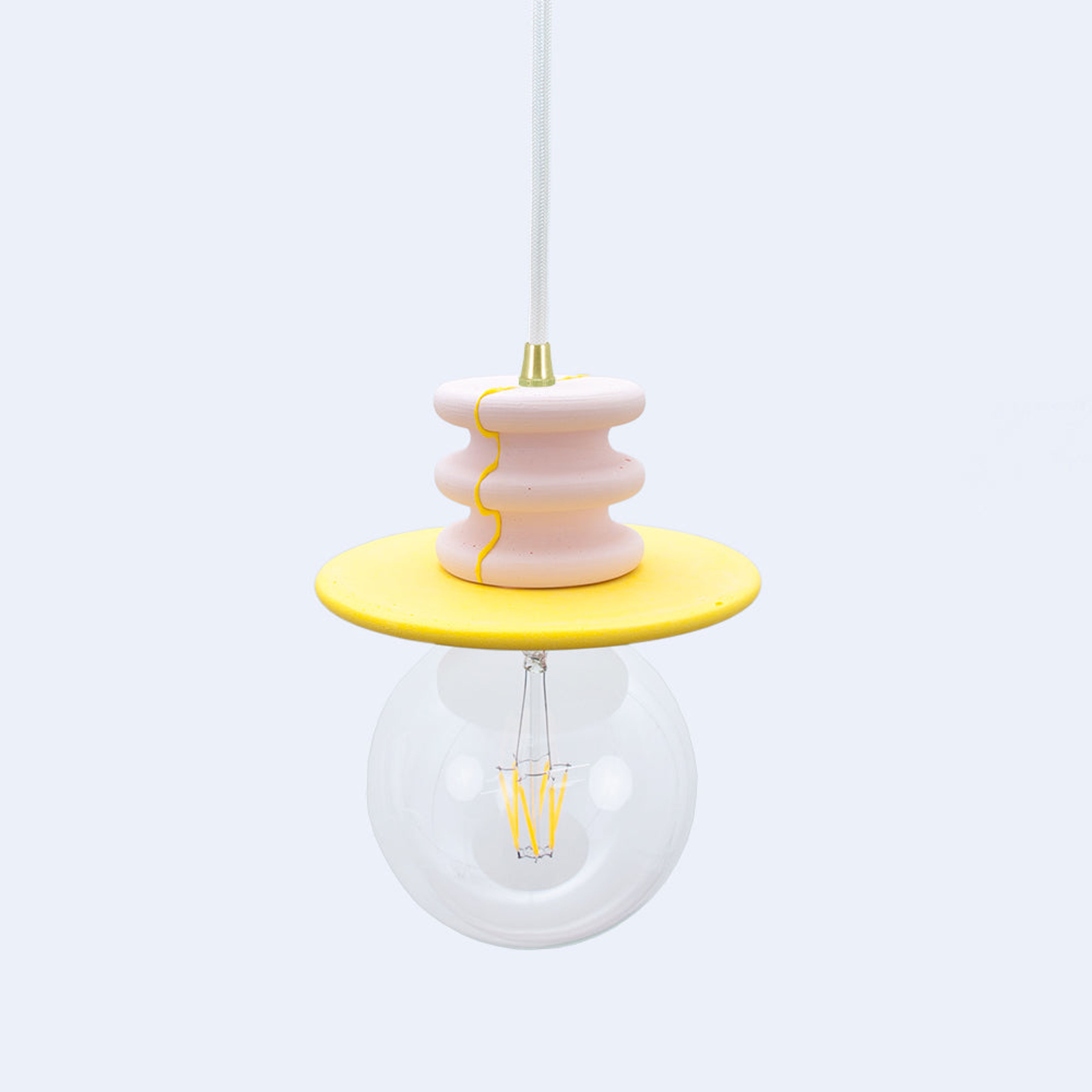 Yellow and Pink Pendant Light | Frutti