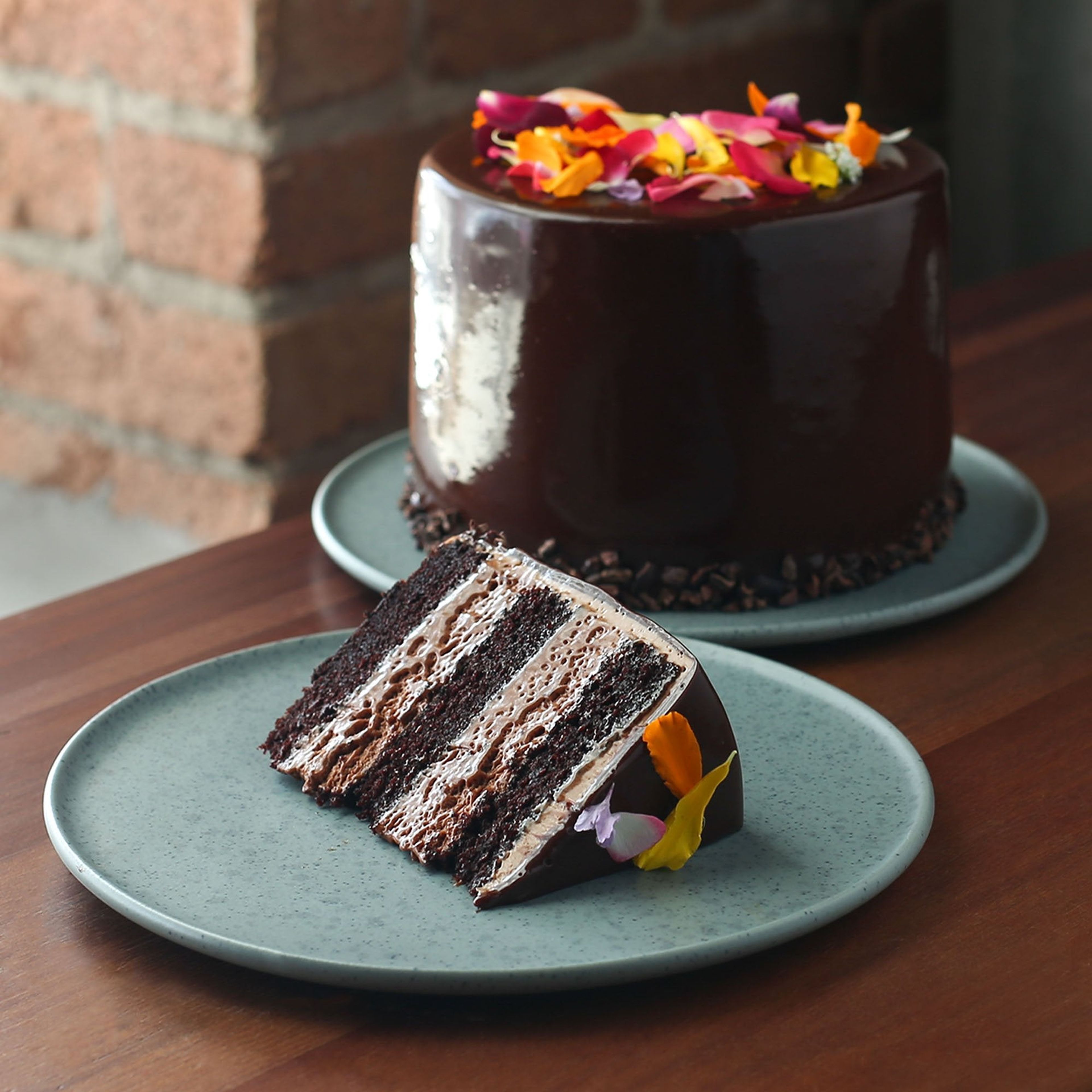Chocolate Caramel Celebration Cake
