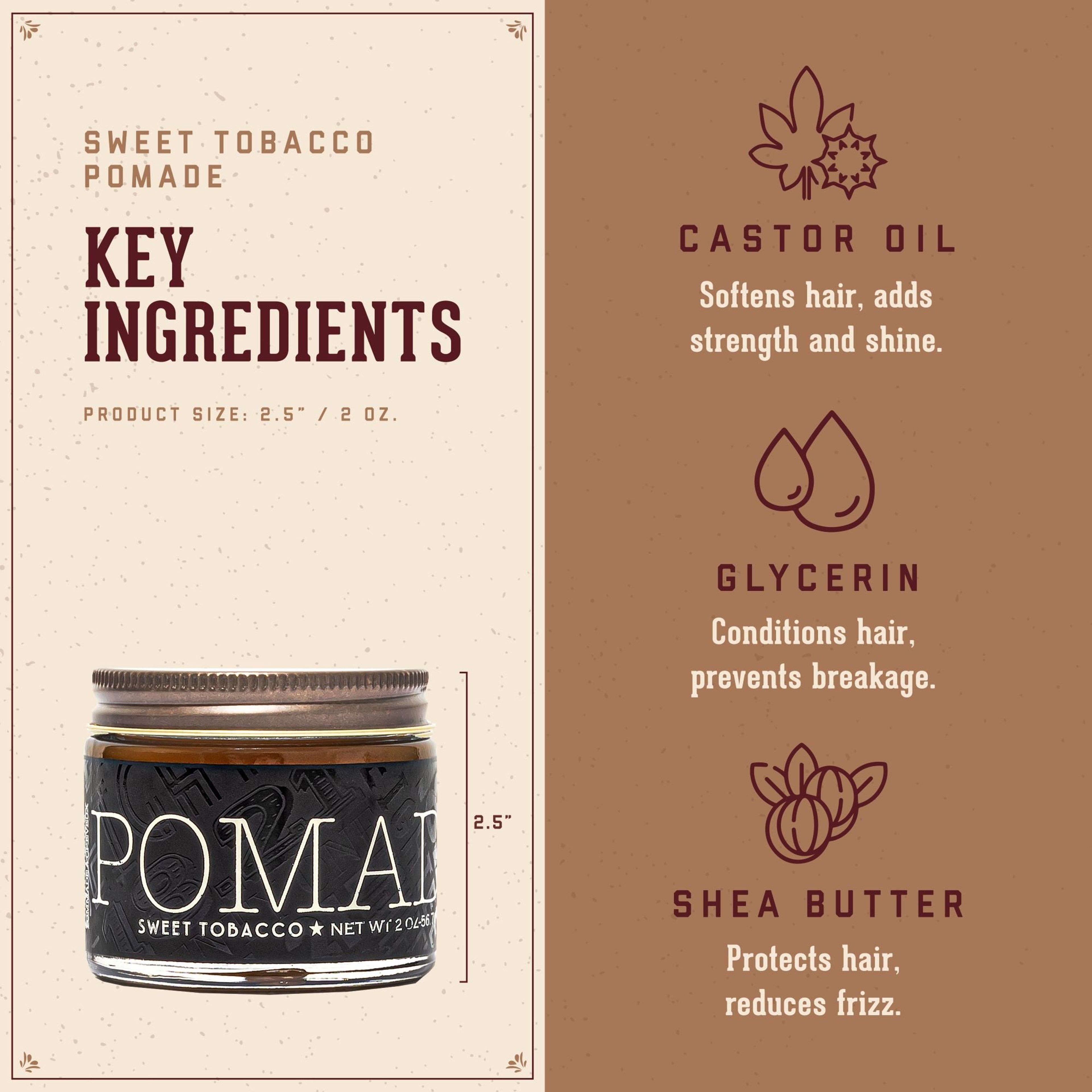 Hair Styling Pomade - Sweet Tobacco