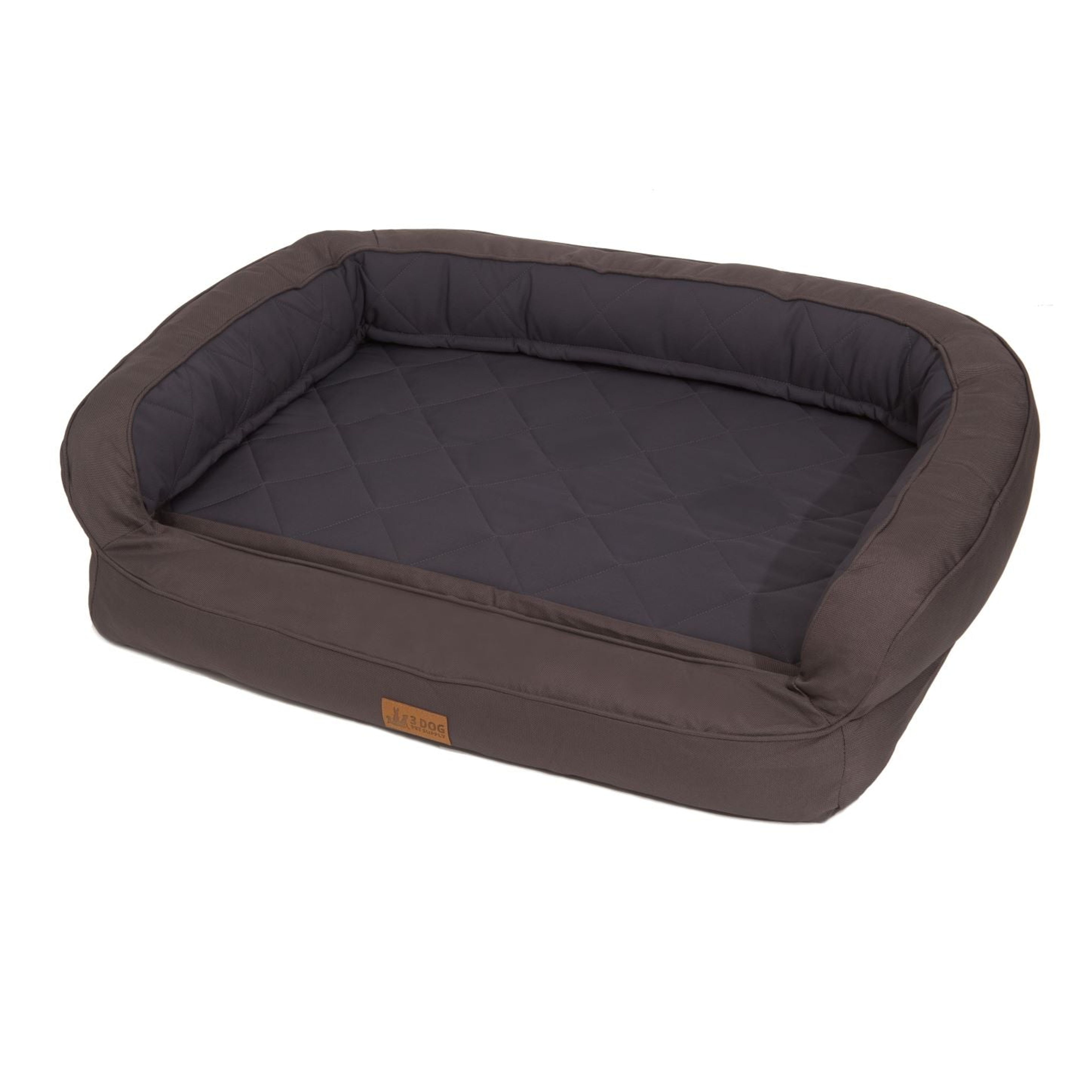 EZ-Wash Softshell Headrest Memory Foam Dog Bed
