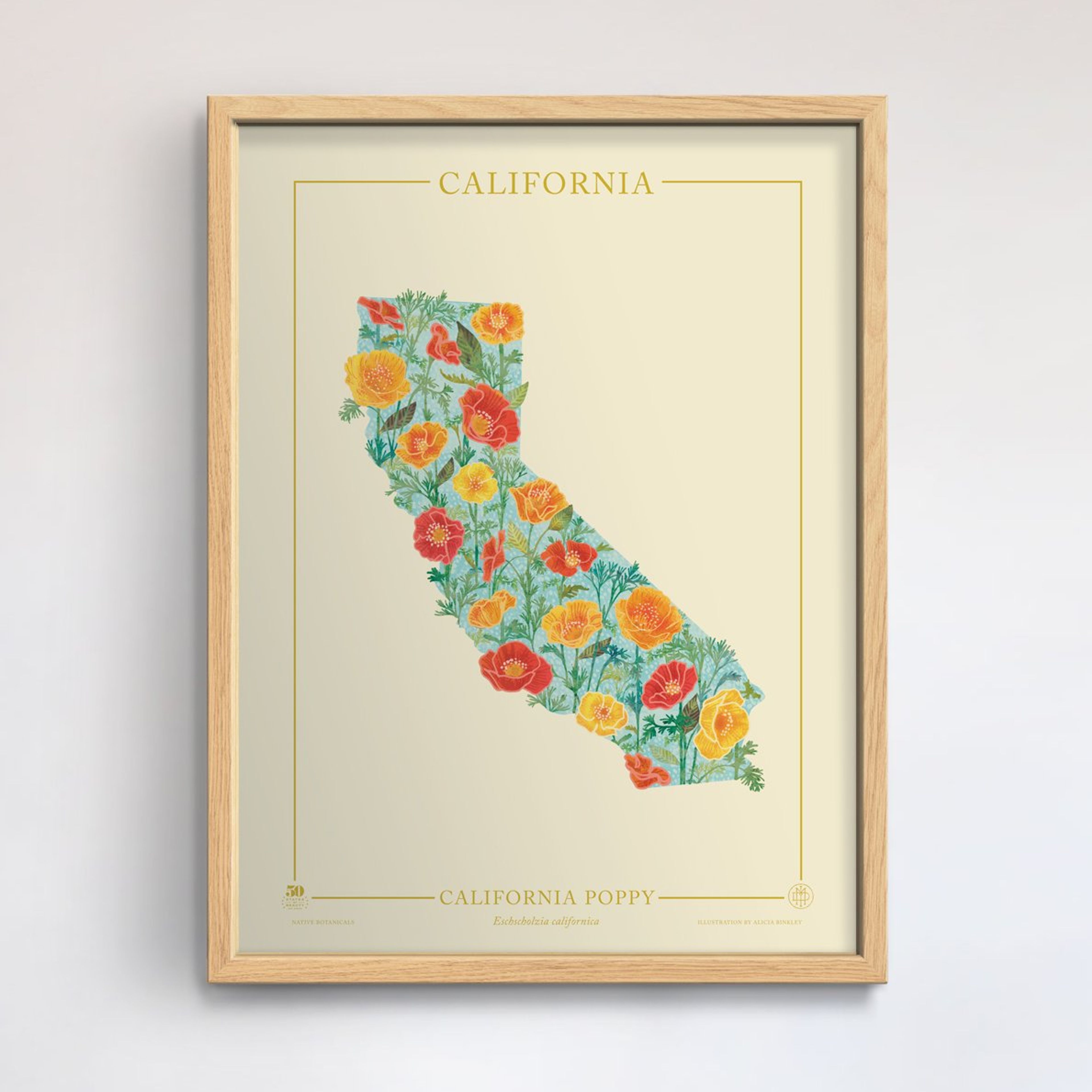 California Native Botanicals Print