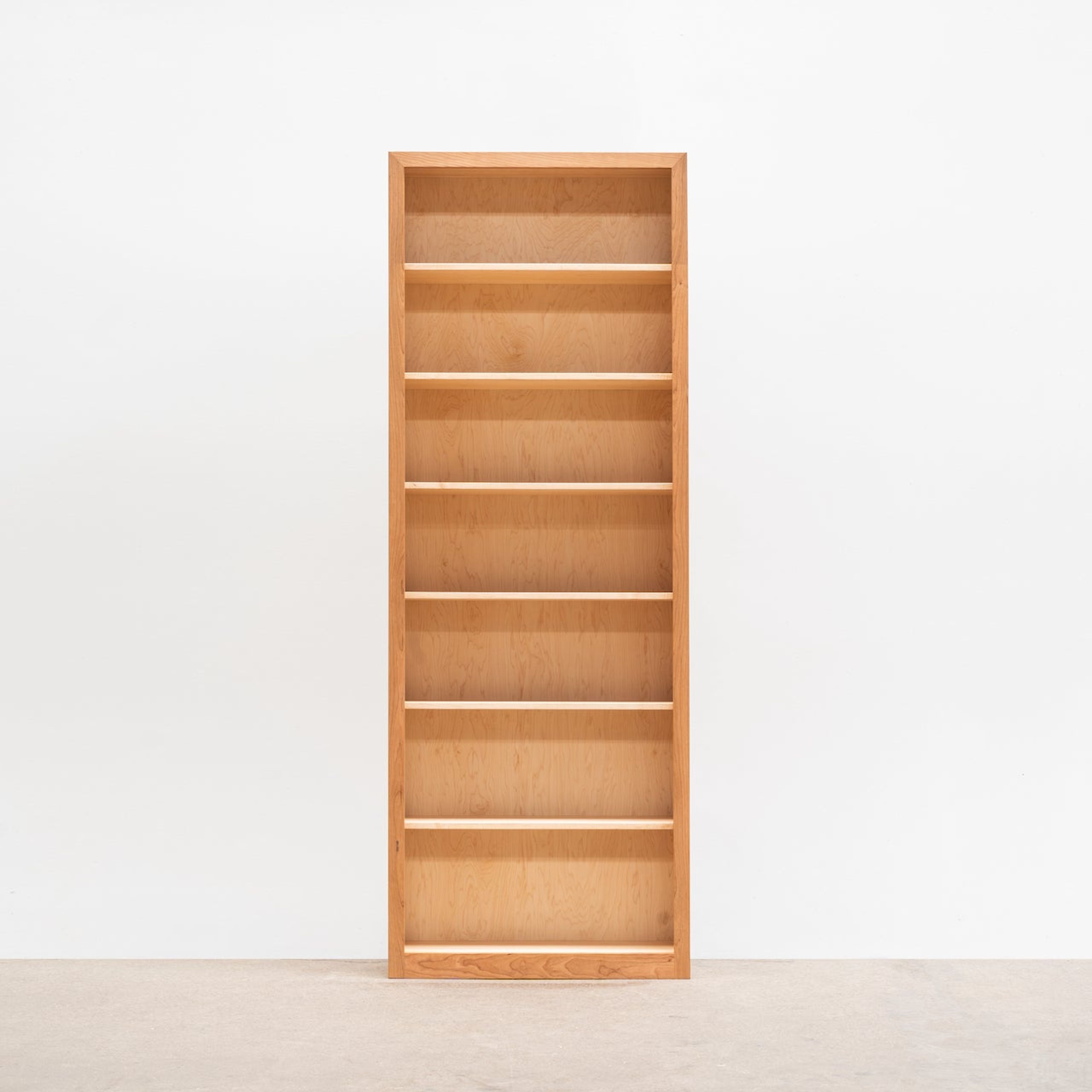 7 Space Maple Fixed Bookcase