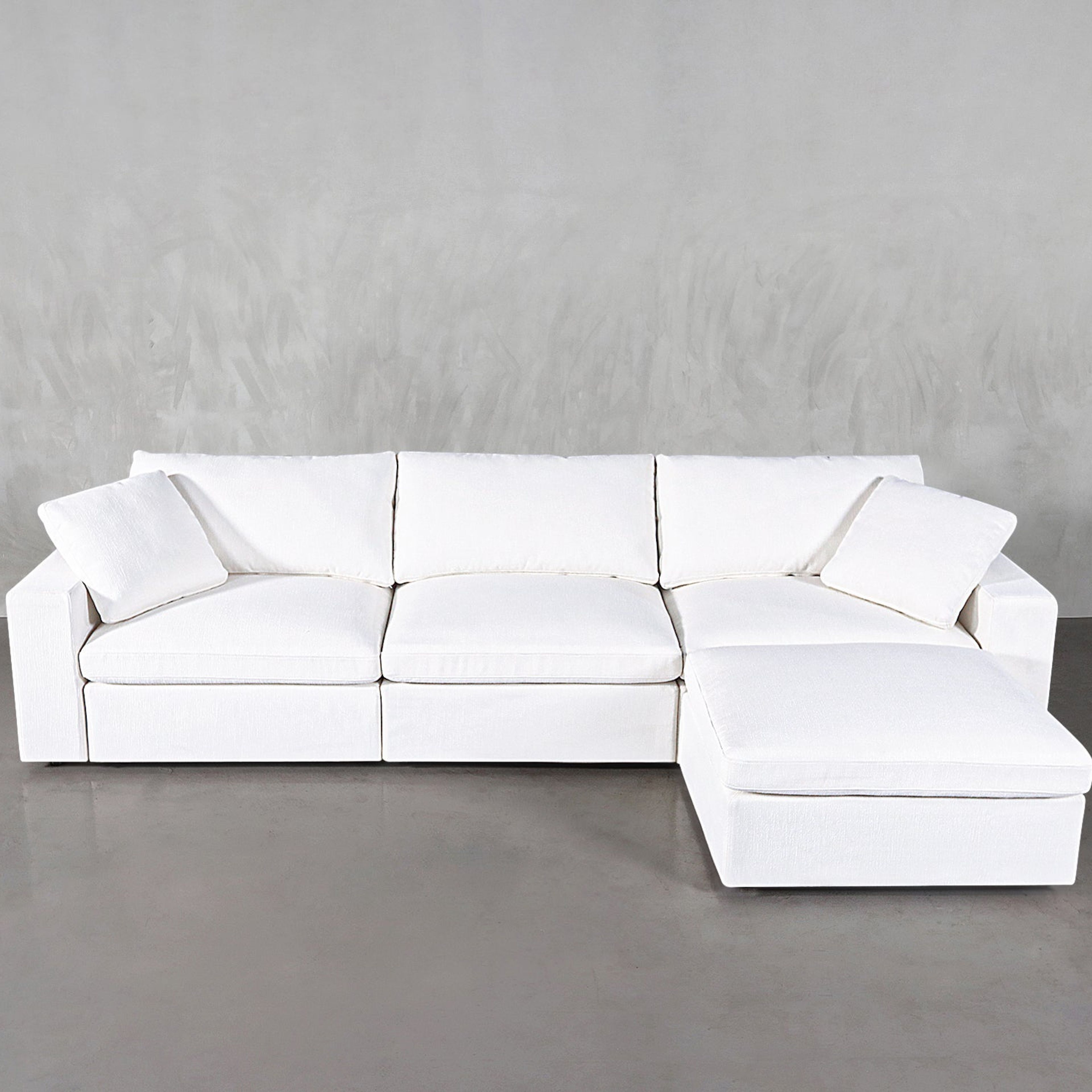 4-Seat Modular Chaise Sectional