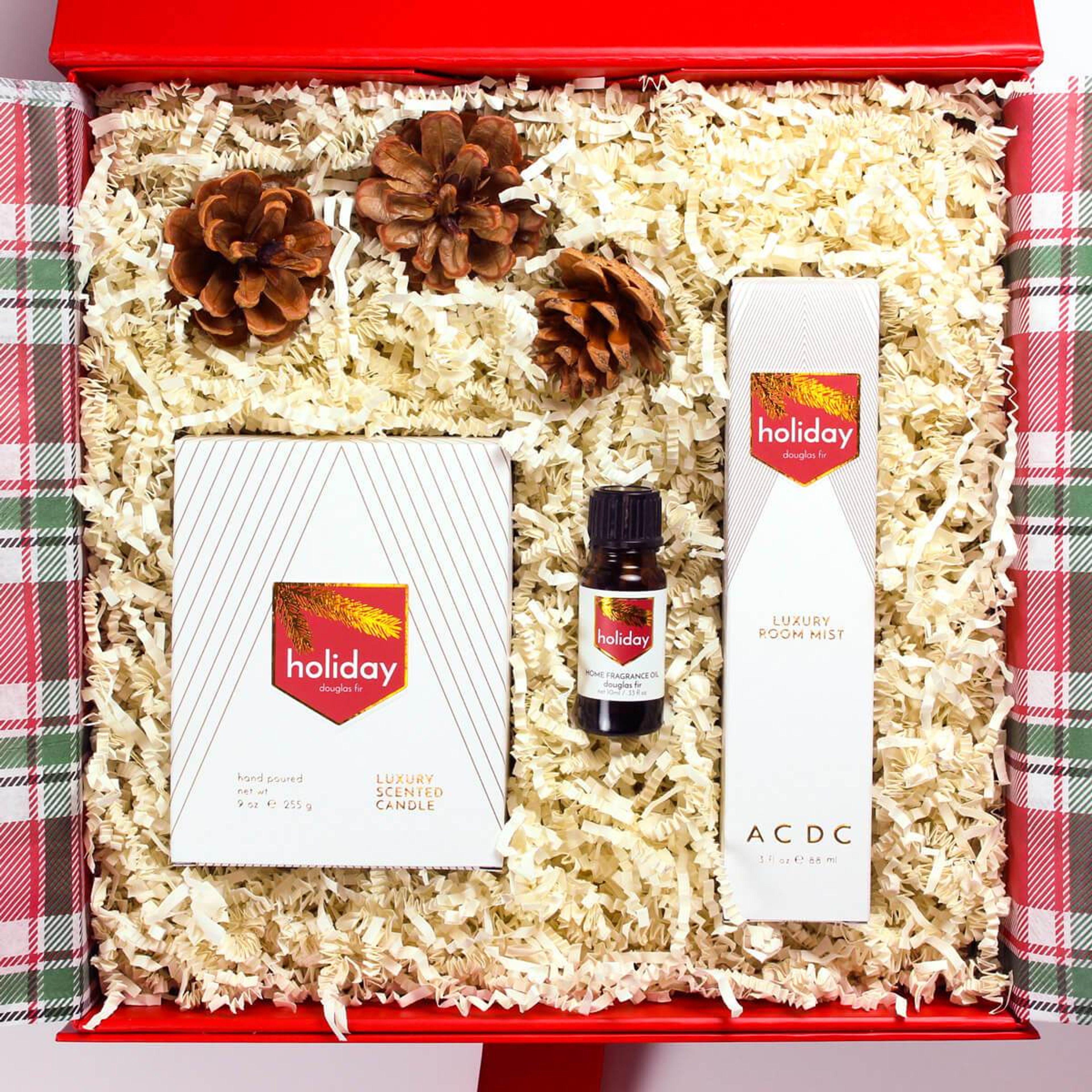 Holiday 3 Piece Home Fragrance Gift Box