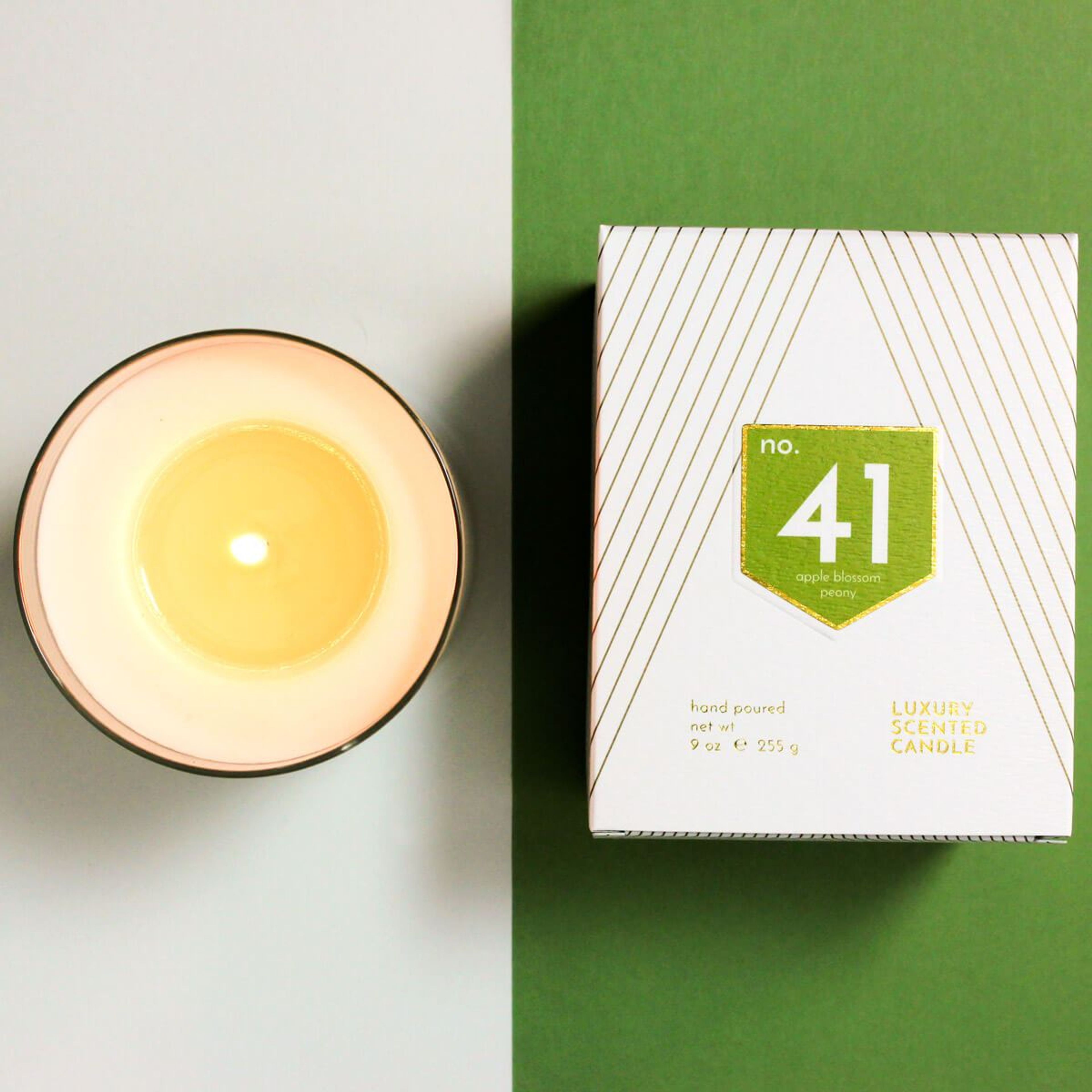 No. 41 Apple Peony Scented Soy Candle
