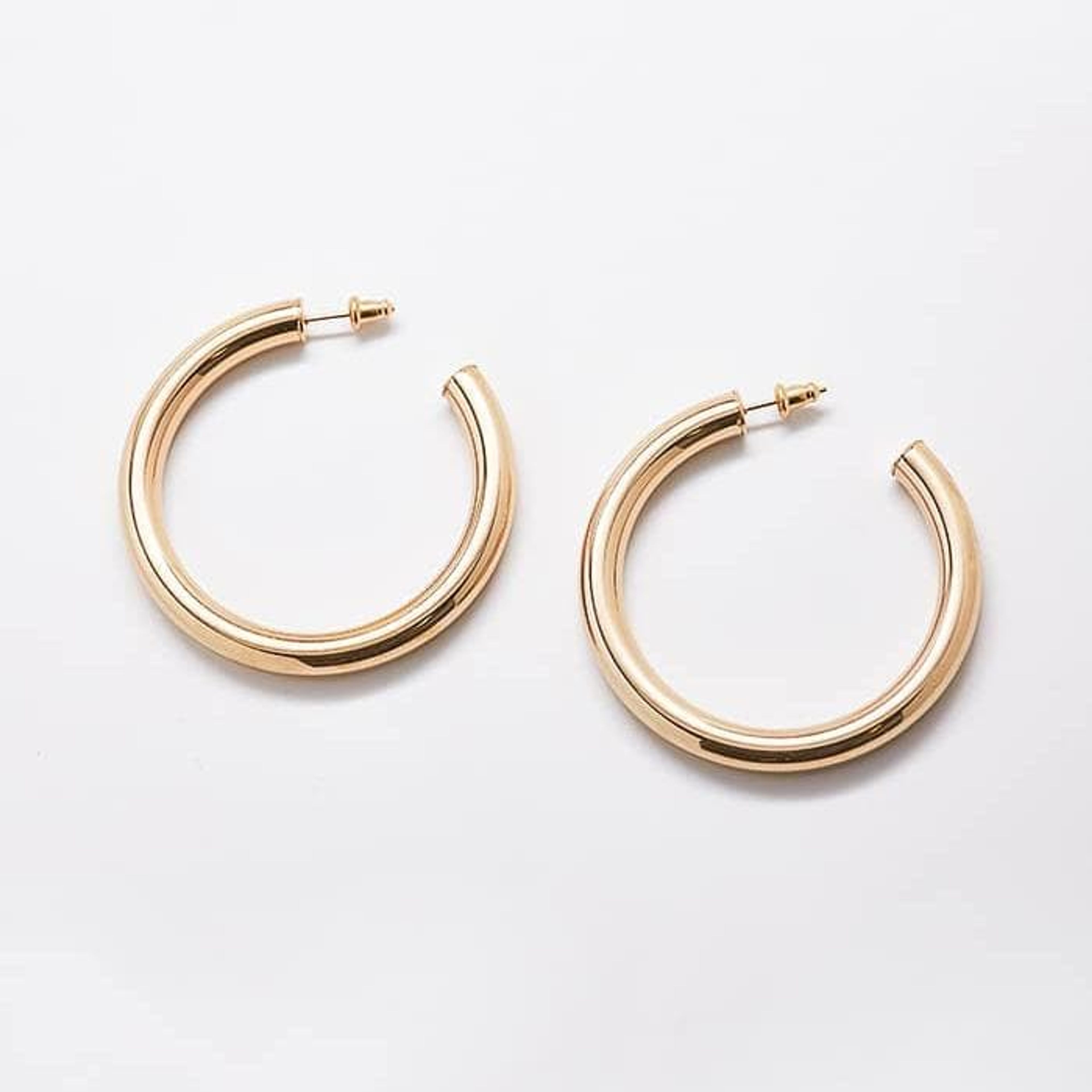Medium Gold Hoop Earrings - Best Seller