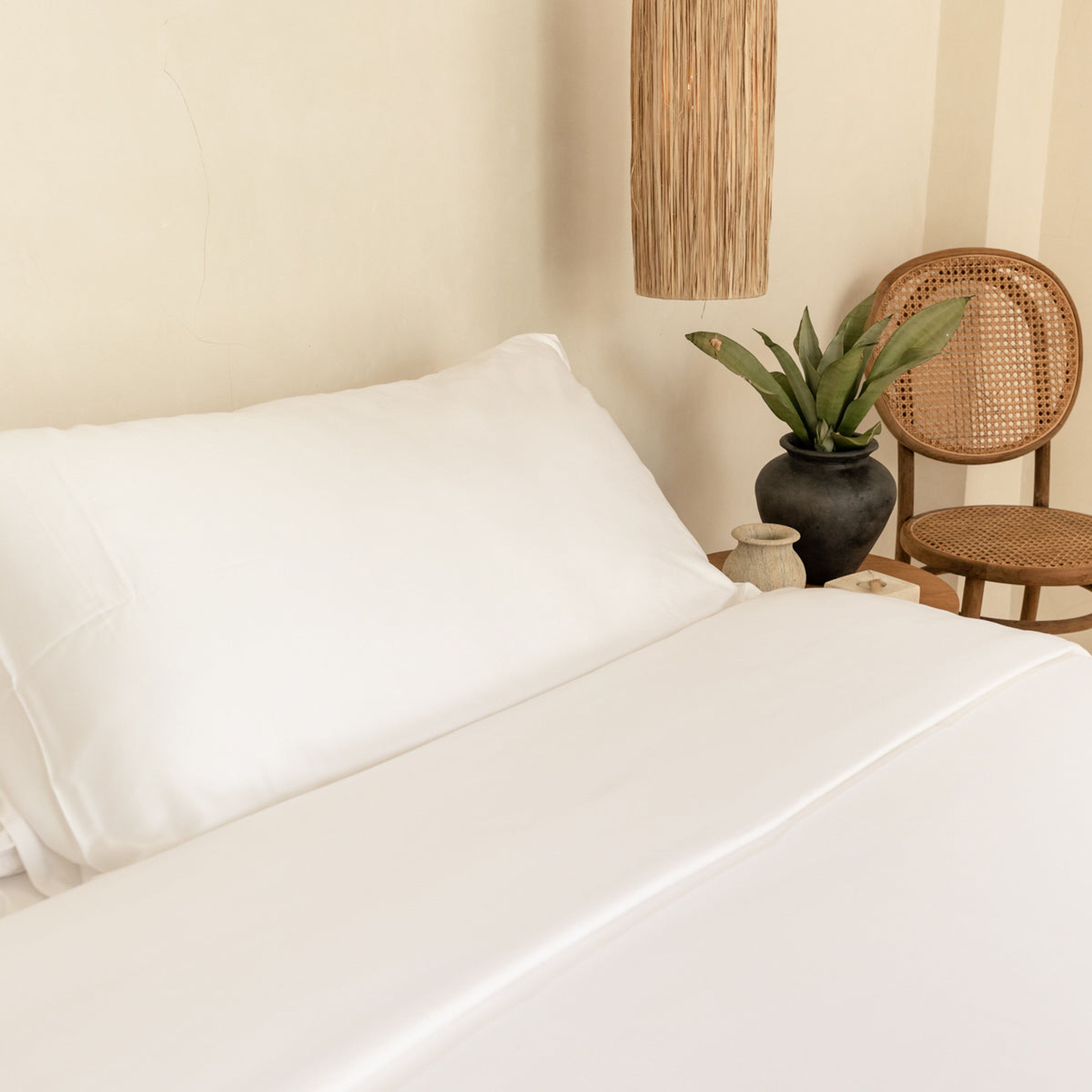 Organic Bamboo Sateen Bed Sheet Set